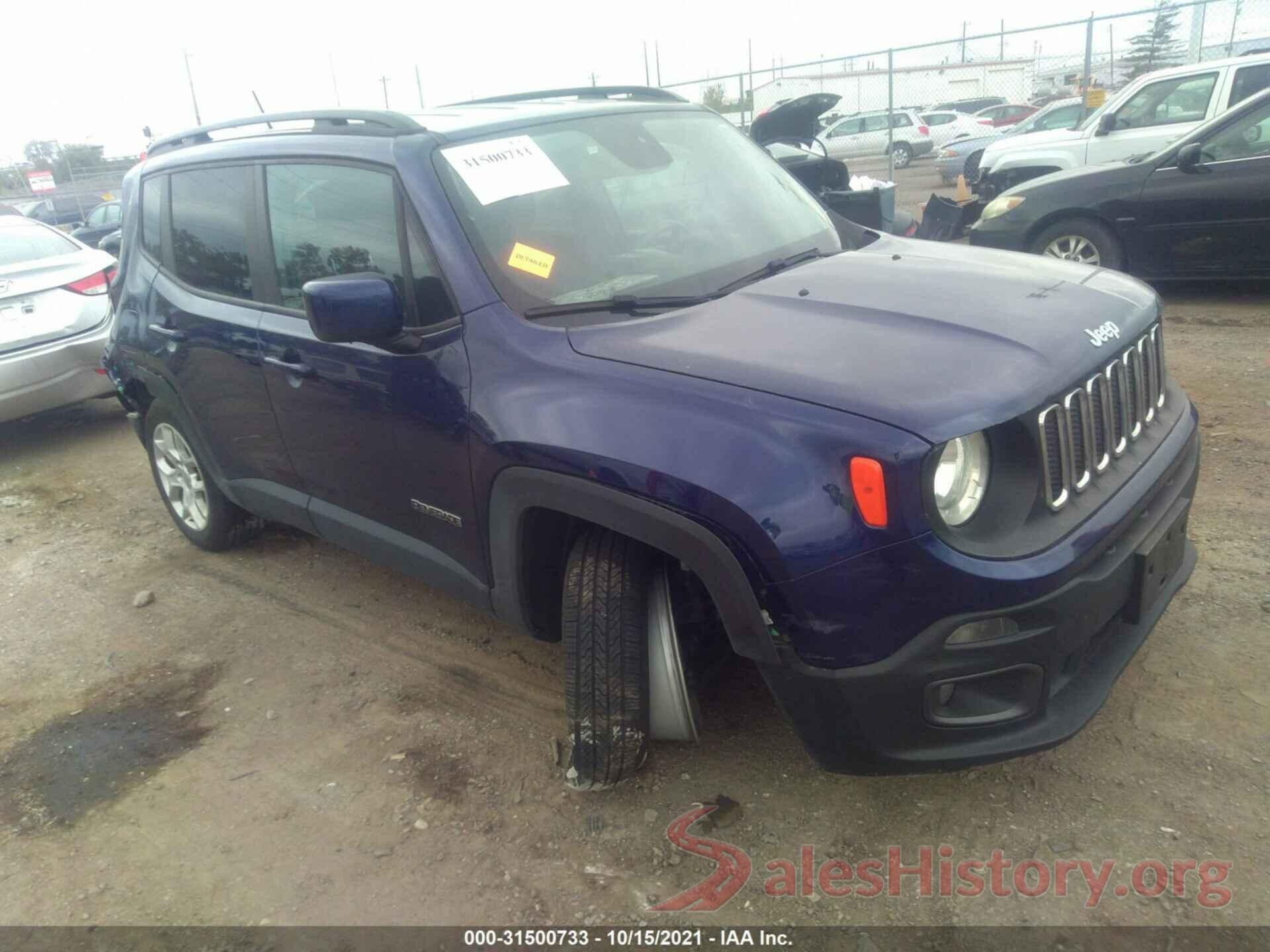 ZACCJABT1GPD84477 2016 JEEP RENEGADE