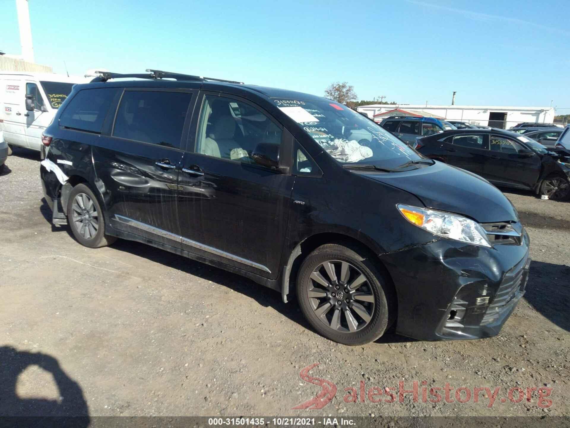 5TDDZ3DC7JS205052 2018 TOYOTA SIENNA