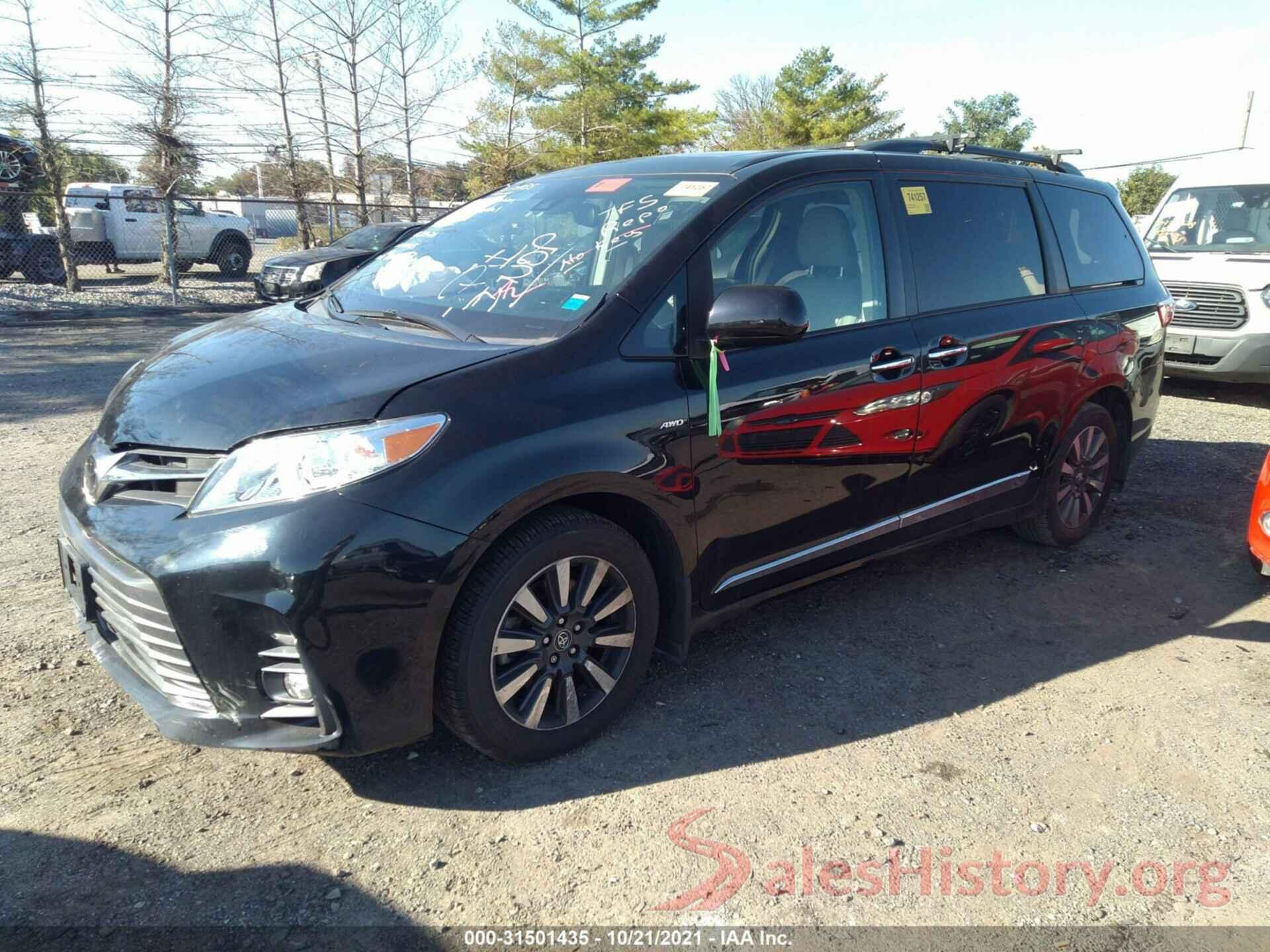 5TDDZ3DC7JS205052 2018 TOYOTA SIENNA