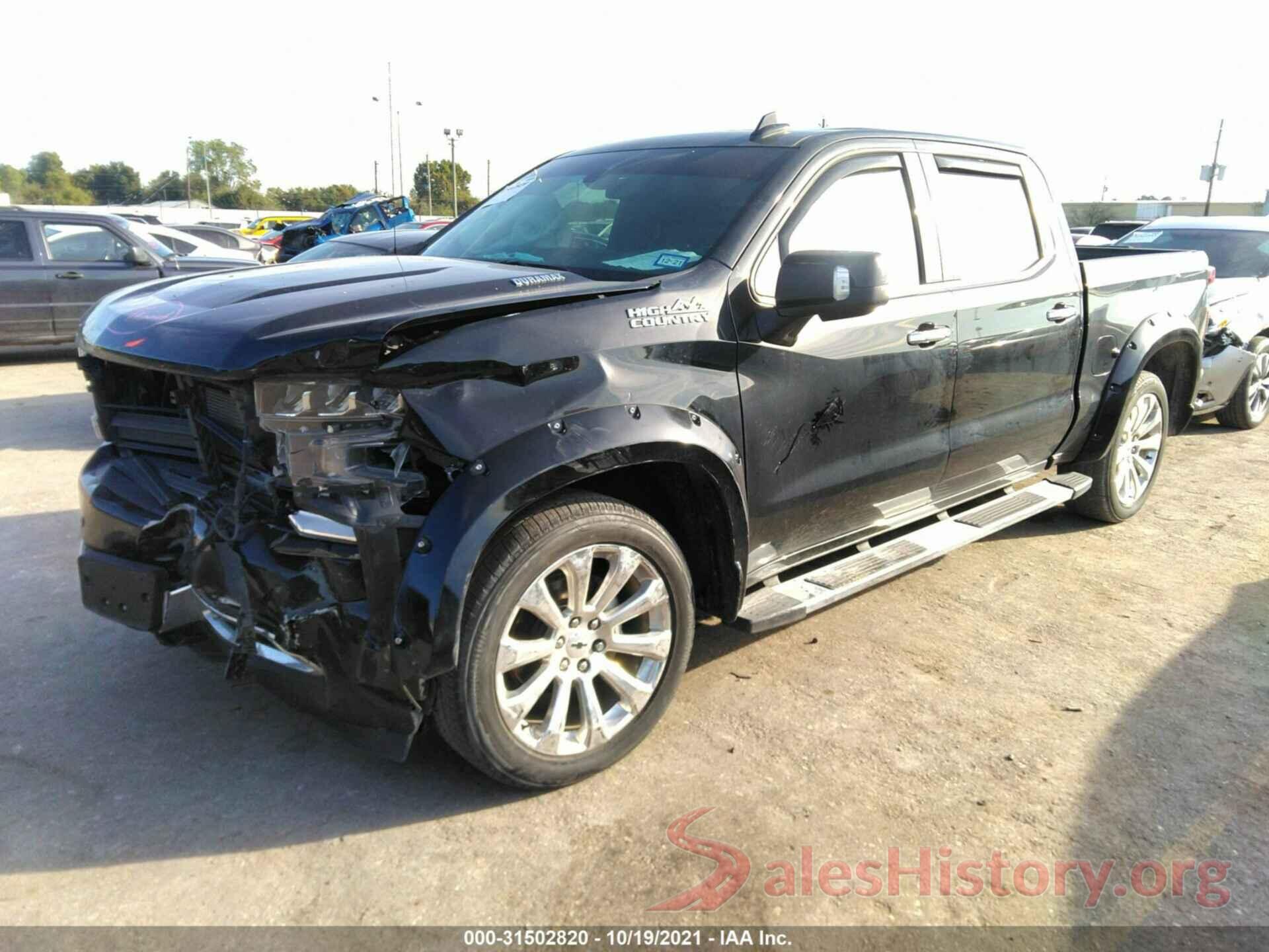 3GCUYHET2LG212863 2020 CHEVROLET SILVERADO 1500