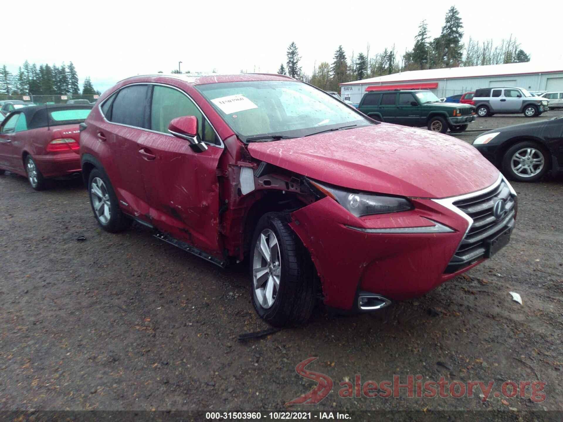 JTJBJRBZ2H2064916 2017 LEXUS NX