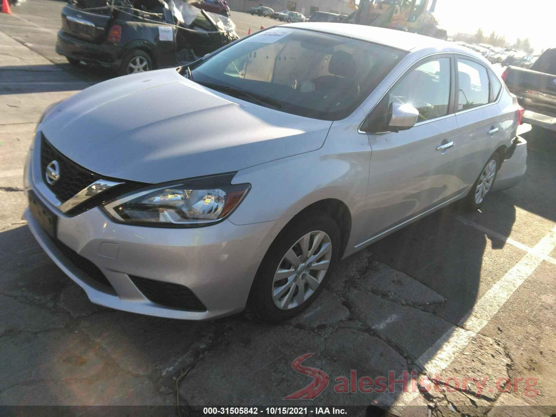 3N1AB7AP8GY242525 2016 NISSAN SENTRA