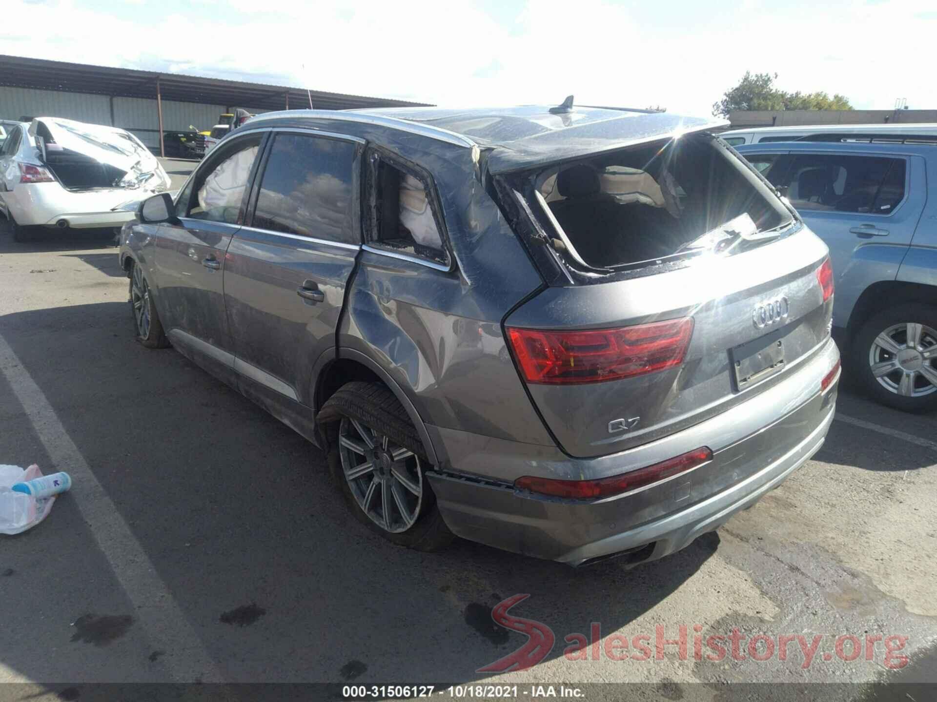 WA1AAAF7XHD006270 2017 AUDI Q7