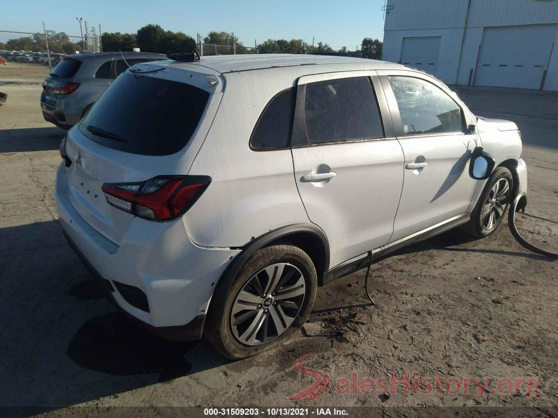 JA4APUAU8MU021549 2021 MITSUBISHI OUTLANDER SPORT