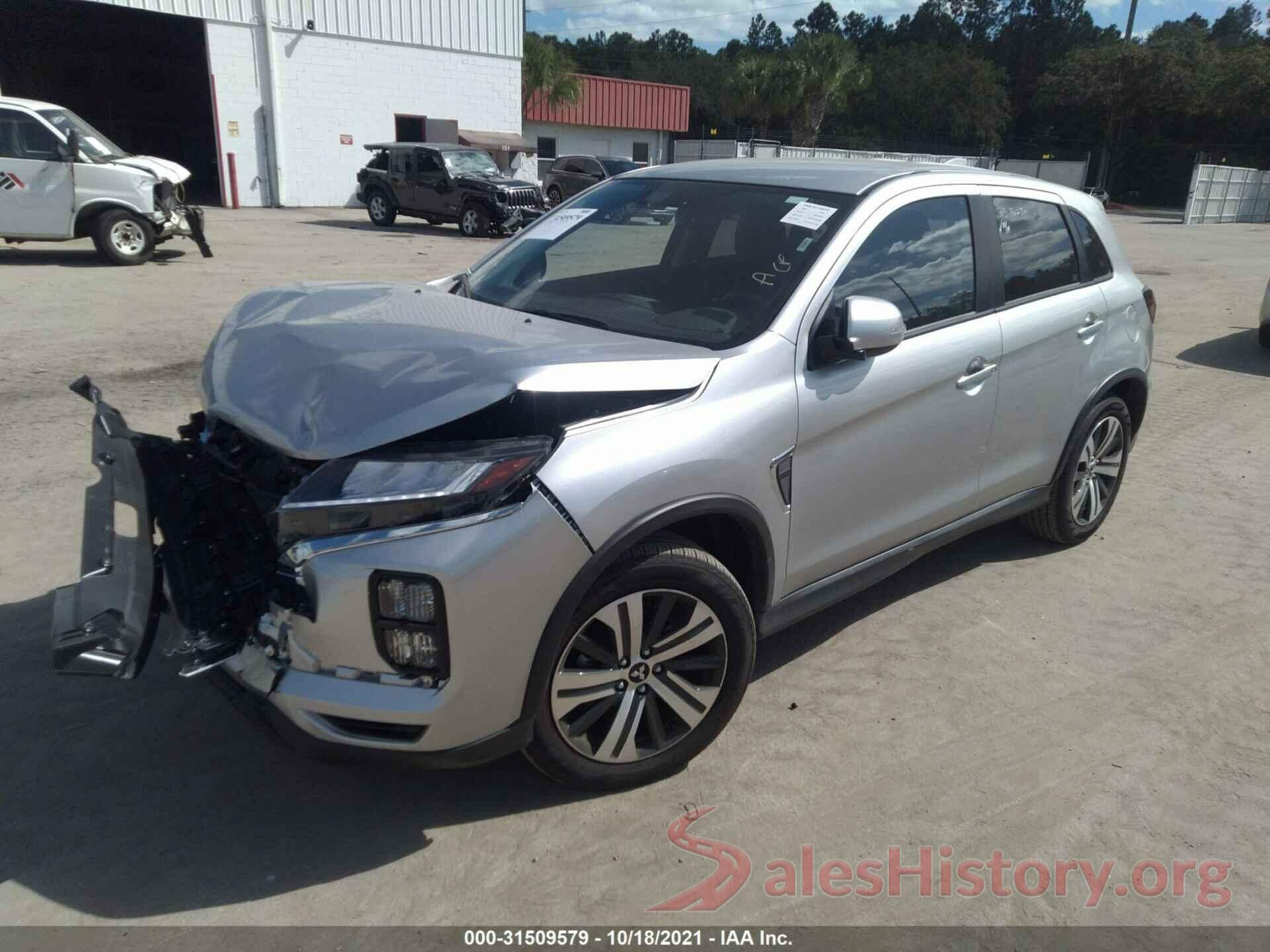 JA4APVAUXMU018304 2021 MITSUBISHI OUTLANDER SPORT