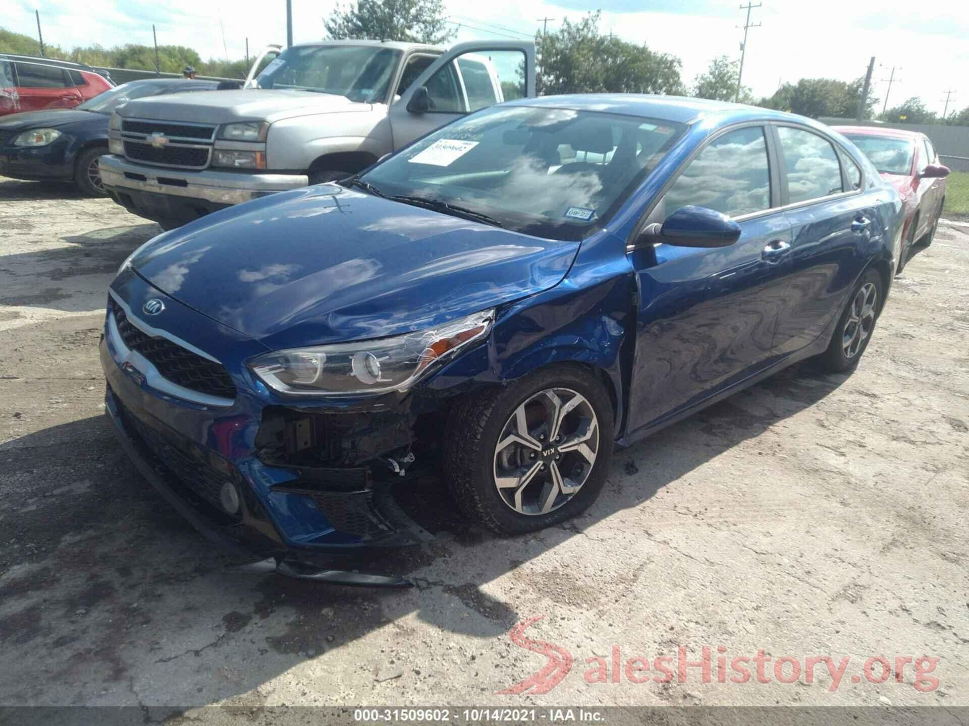 3KPF24AD0LE151736 2020 KIA FORTE