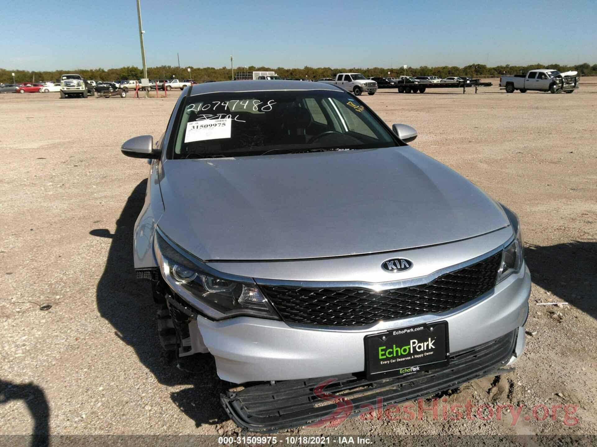 5XXGT4L18GG070842 2016 KIA OPTIMA