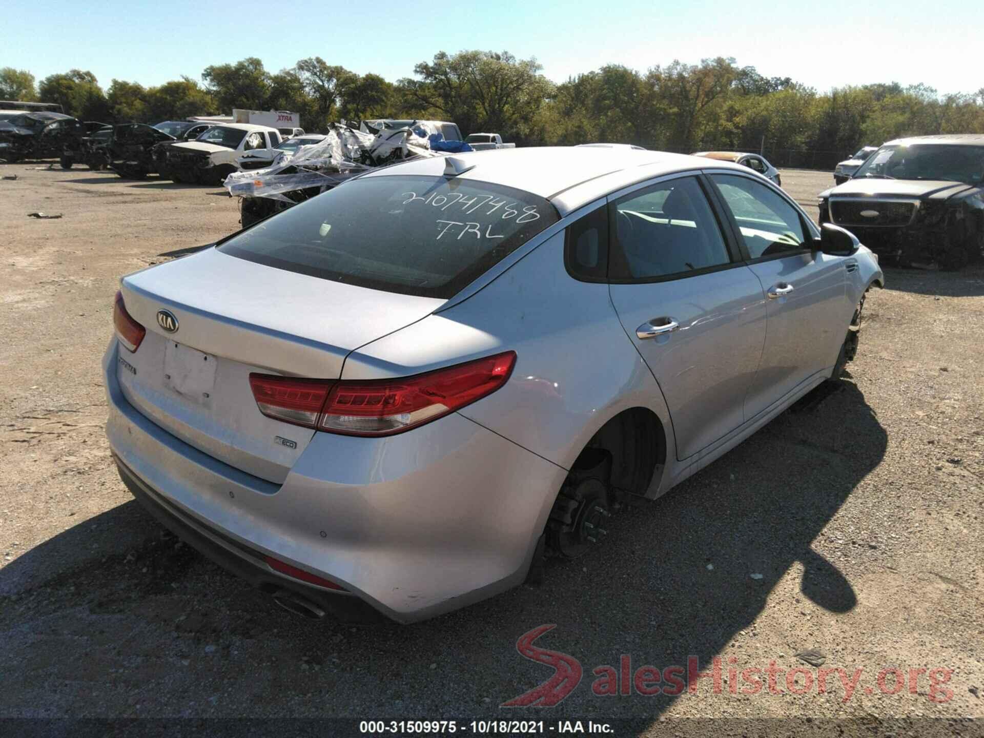 5XXGT4L18GG070842 2016 KIA OPTIMA