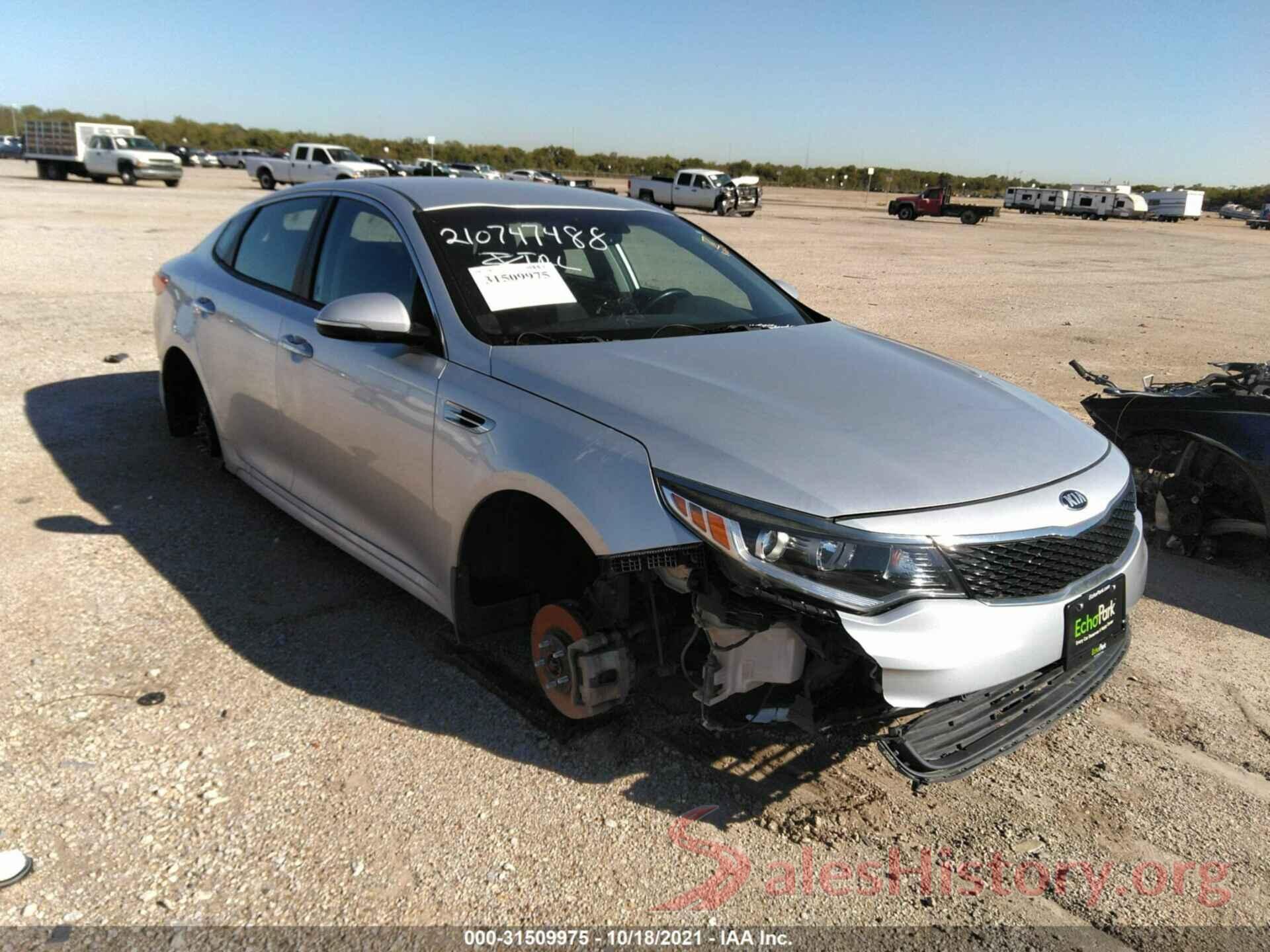 5XXGT4L18GG070842 2016 KIA OPTIMA