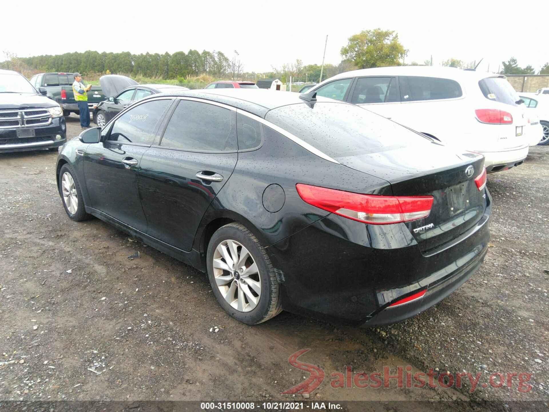 5XXGU4L33GG085117 2016 KIA OPTIMA