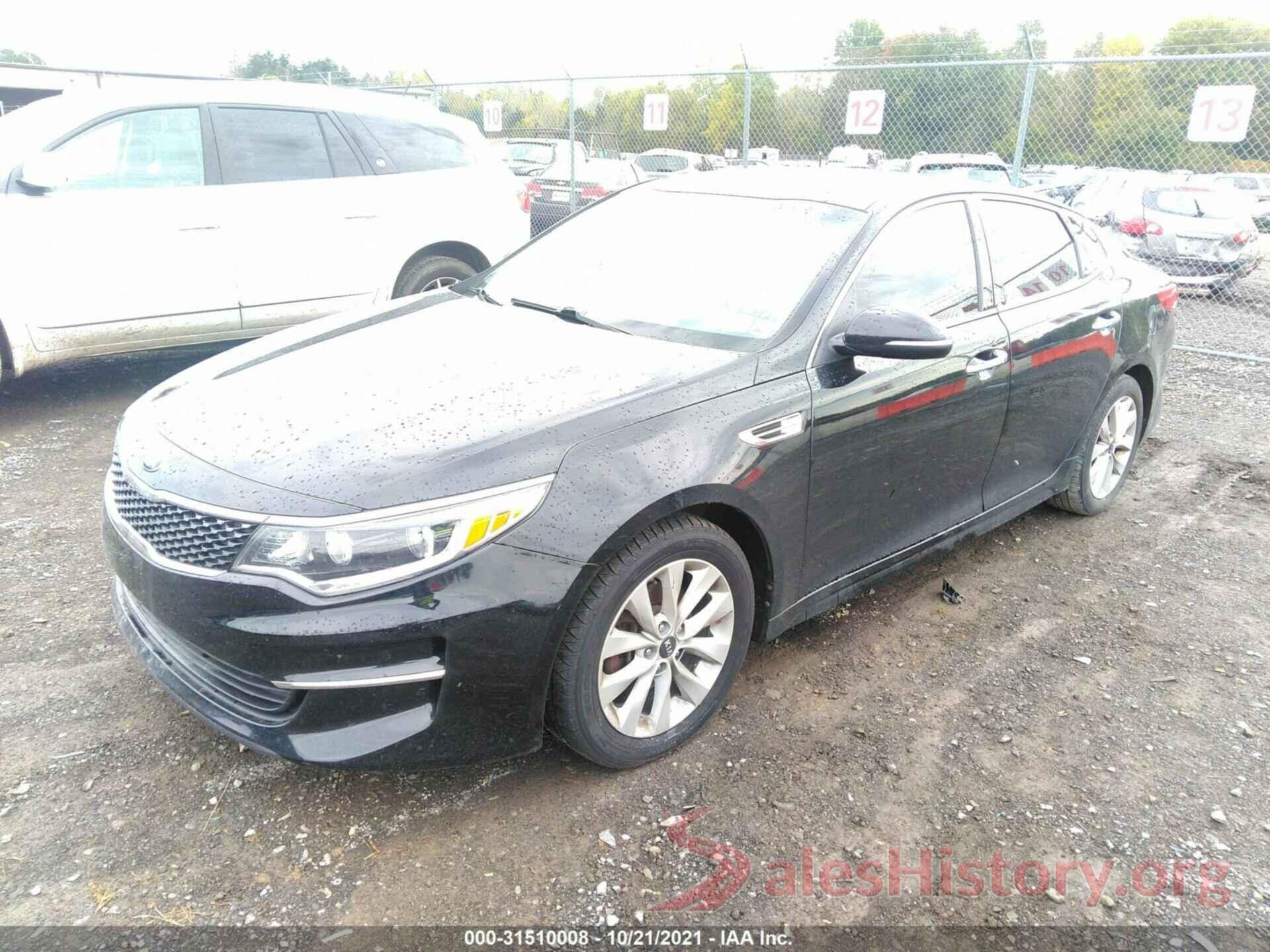 5XXGU4L33GG085117 2016 KIA OPTIMA