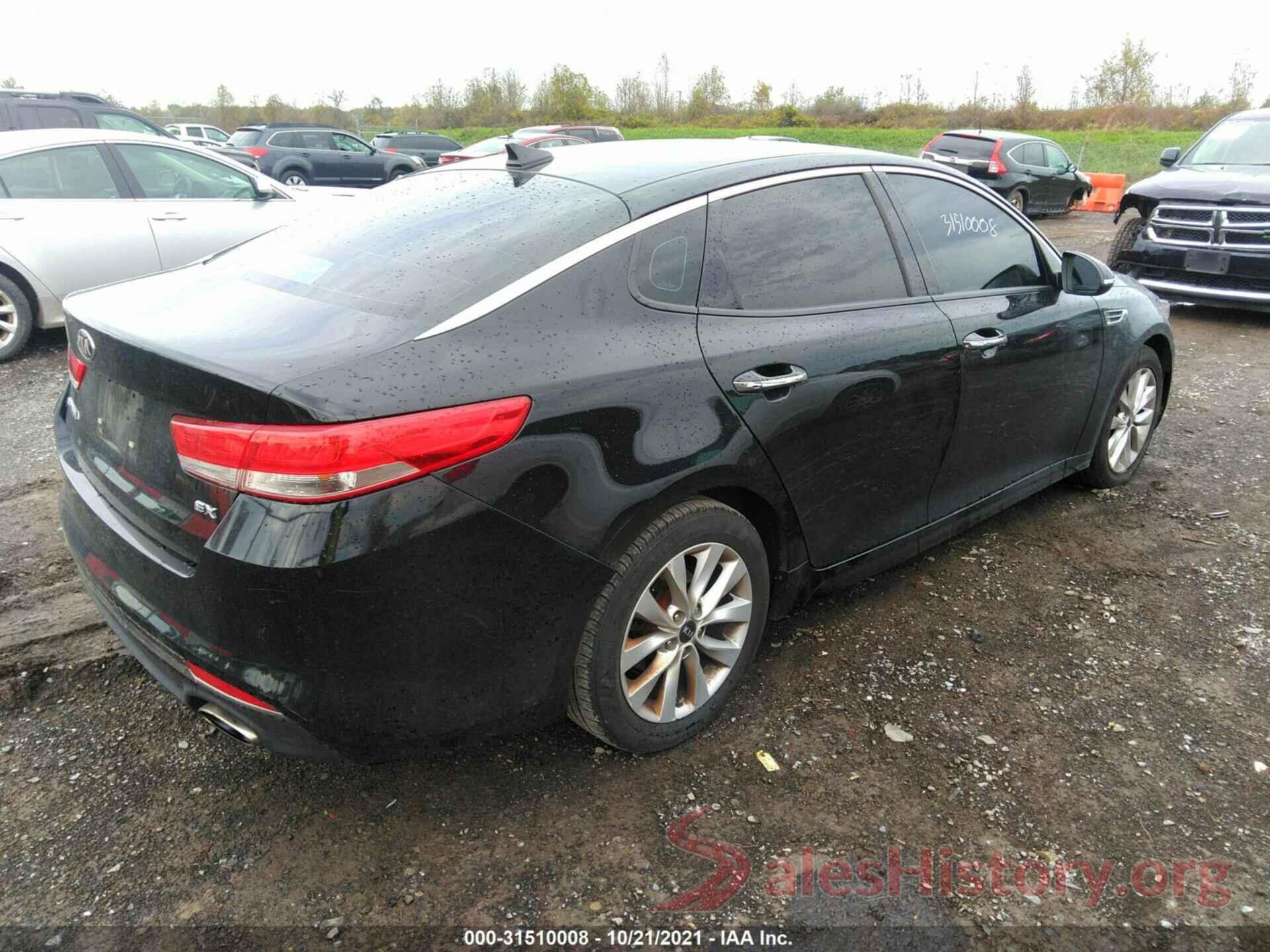 5XXGU4L33GG085117 2016 KIA OPTIMA