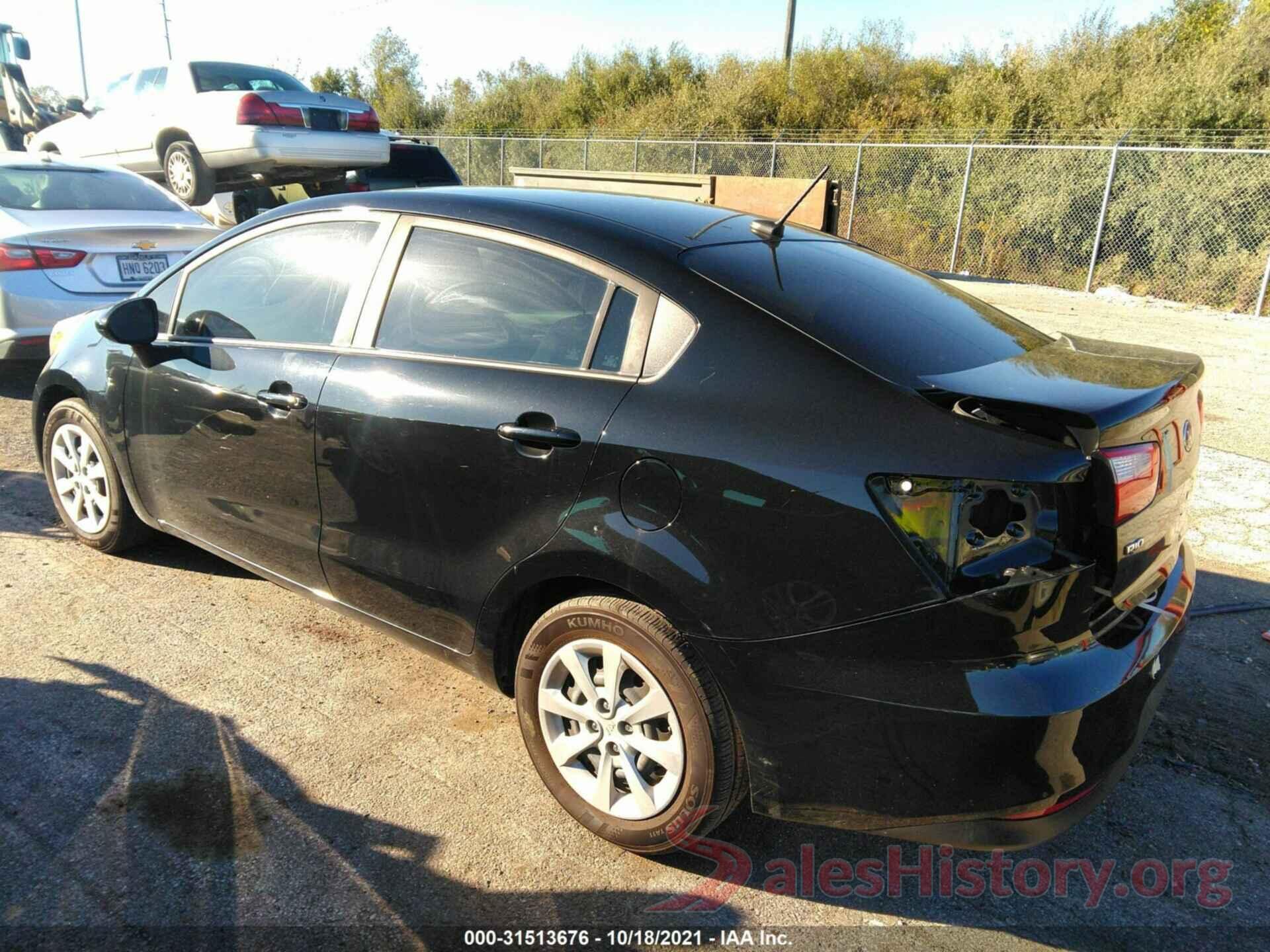 KNADM4A37H6035176 2017 KIA RIO