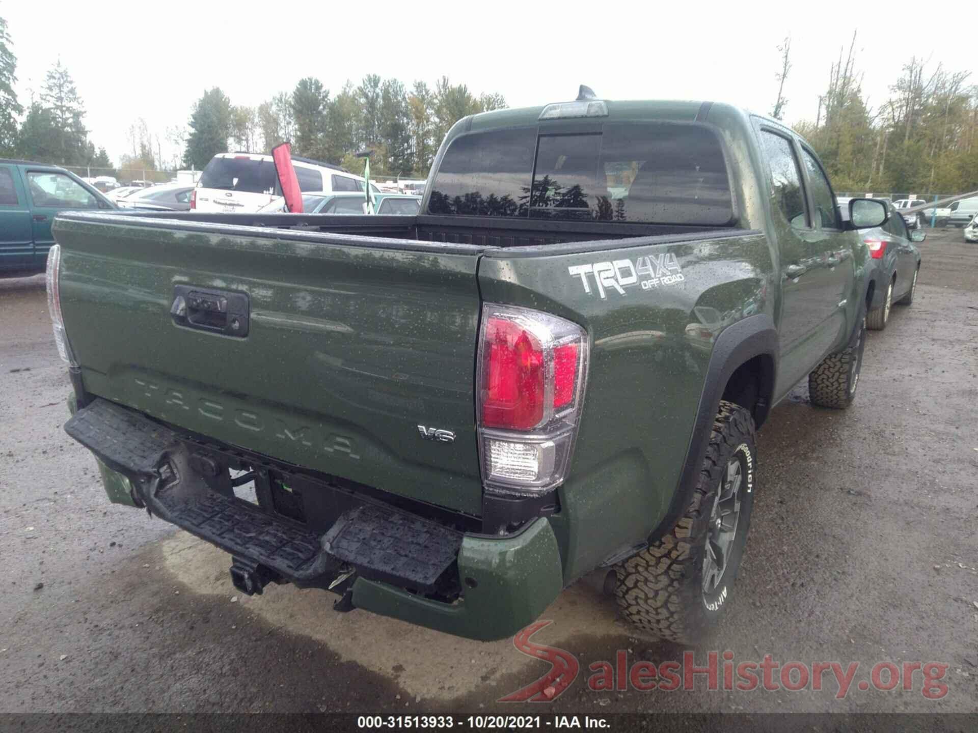 3TMCZ5AN6MM407639 2021 TOYOTA TACOMA 4WD