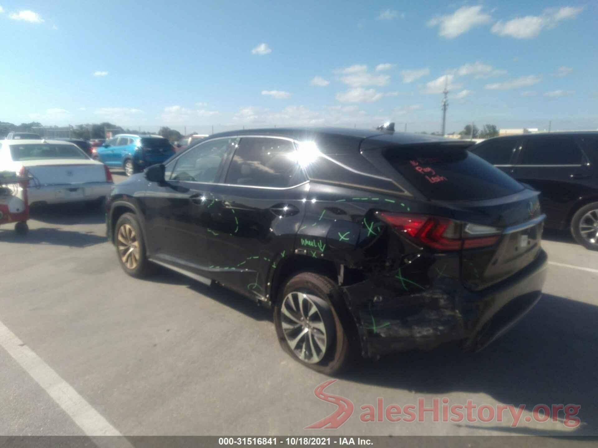 2T2AZMAA2LC160556 2020 LEXUS RX