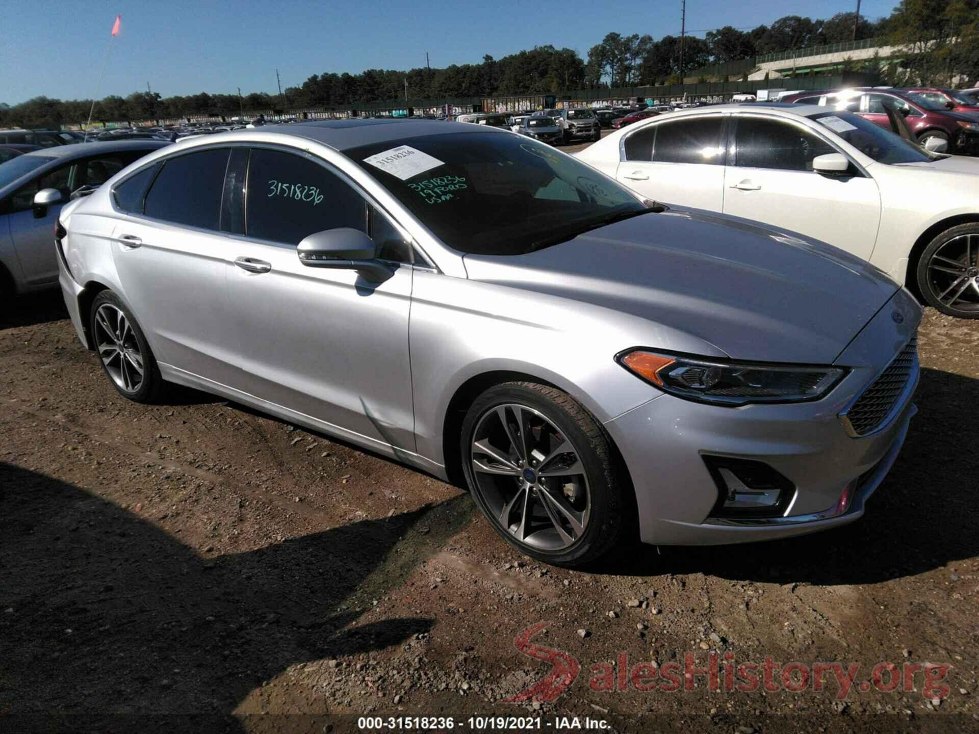 3FA6P0D91KR184355 2019 FORD FUSION