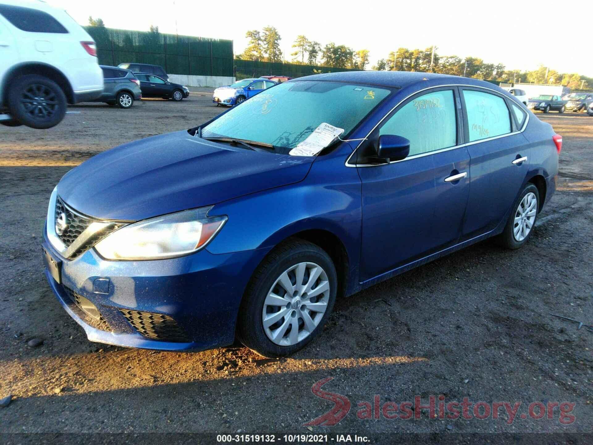 3N1AB7AP0KY338335 2019 NISSAN SENTRA