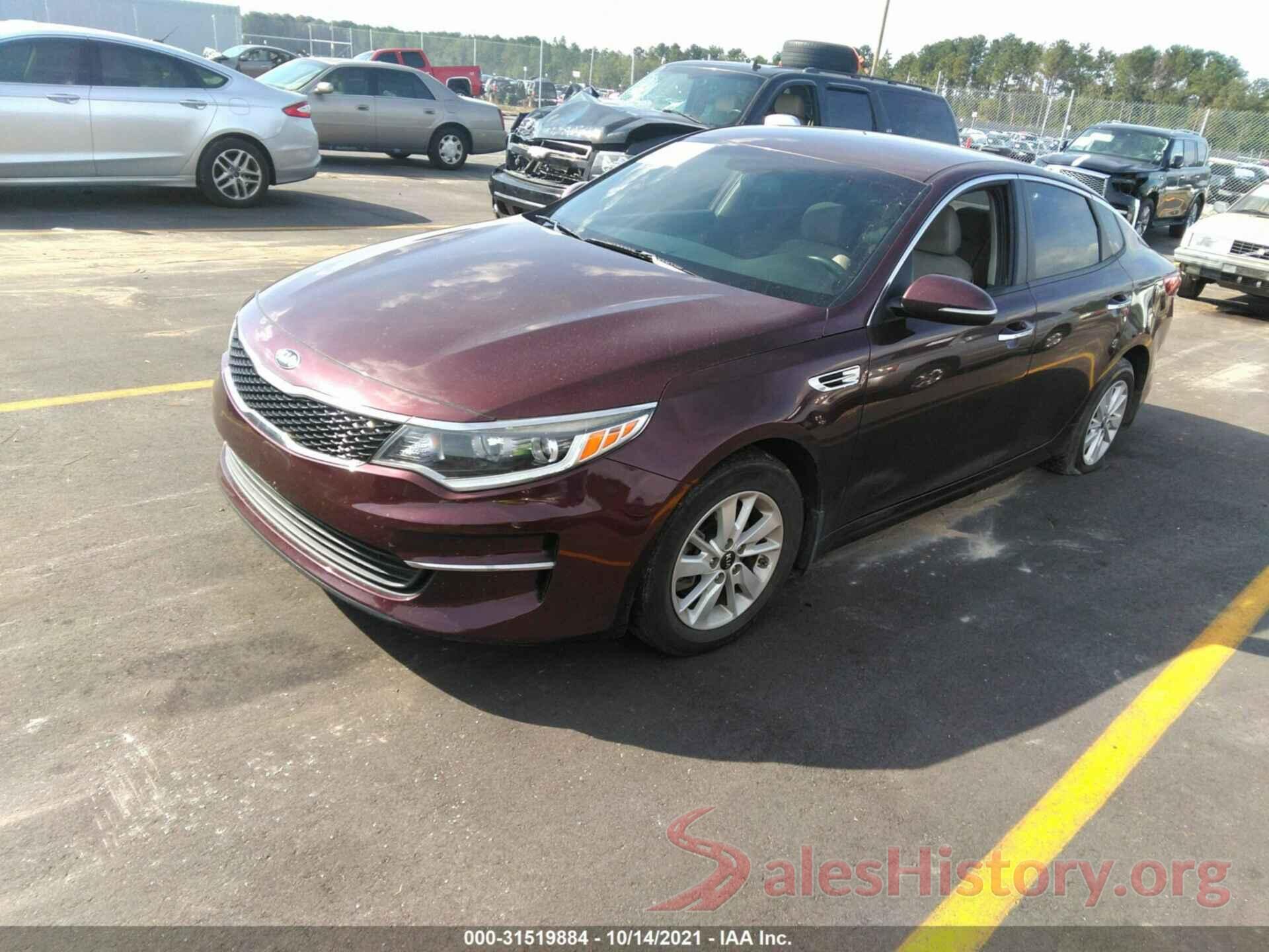 5XXGT4L3XGG107732 2016 KIA OPTIMA