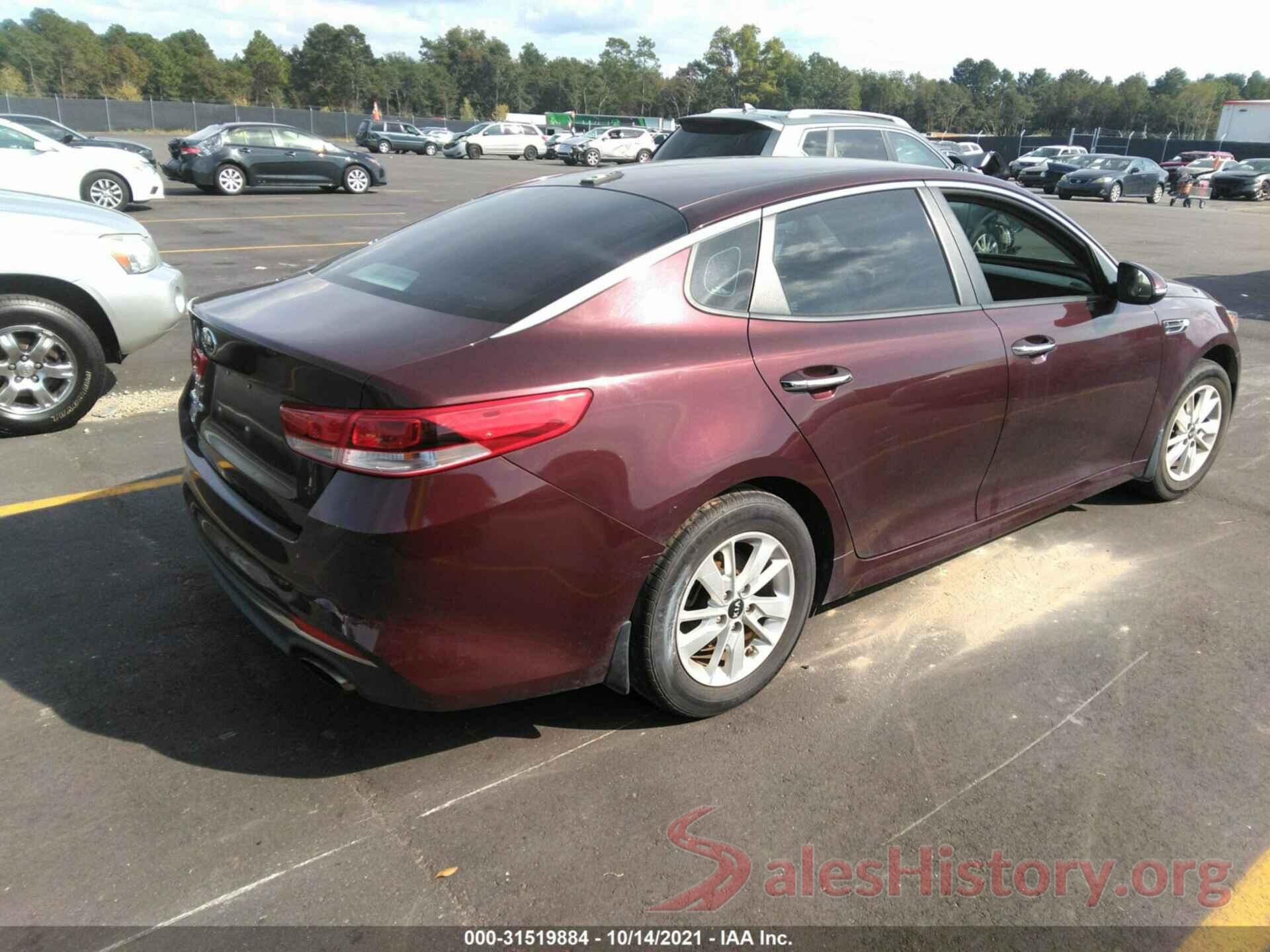 5XXGT4L3XGG107732 2016 KIA OPTIMA