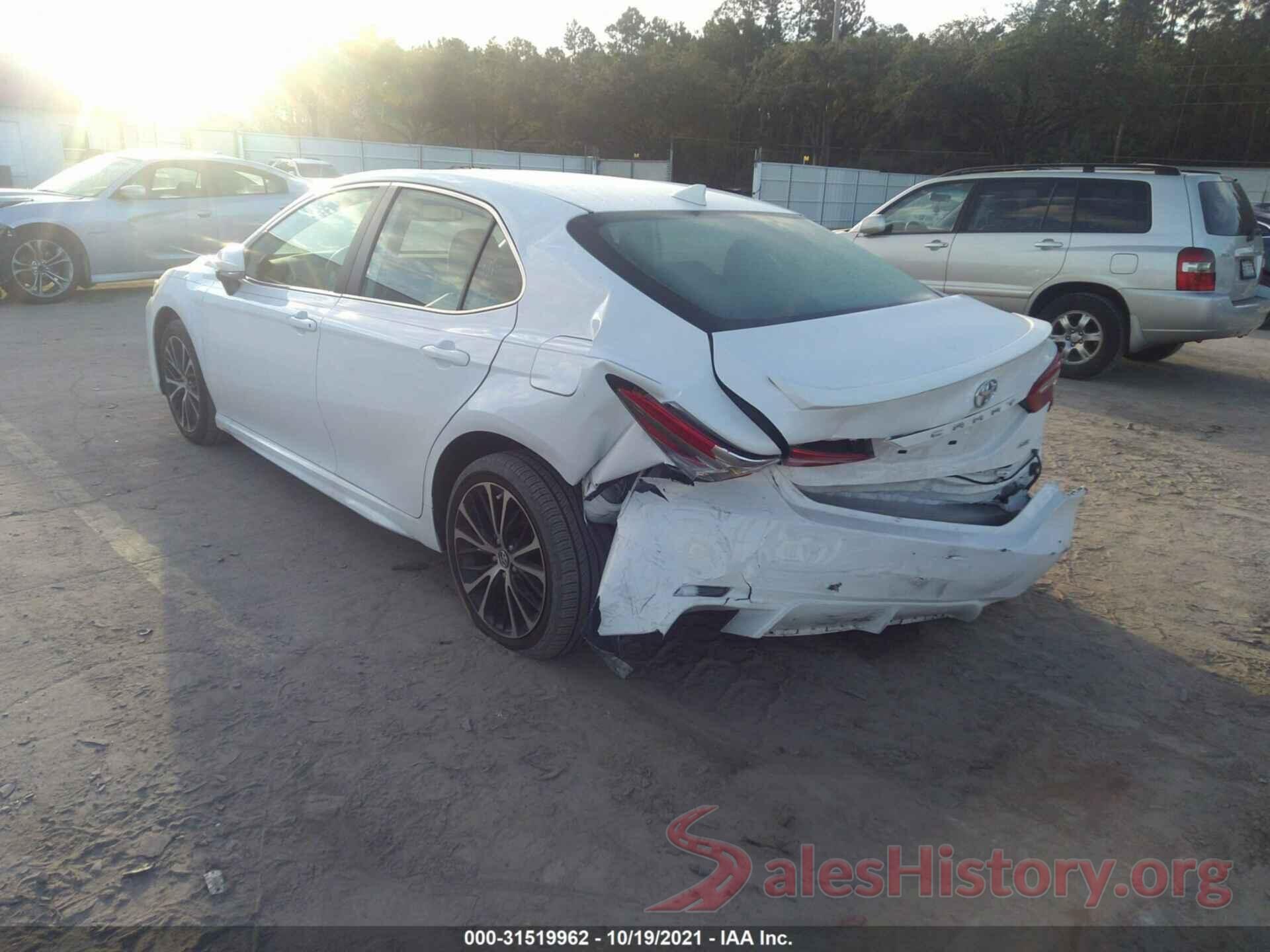 4T1B11HK6KU792910 2019 TOYOTA CAMRY