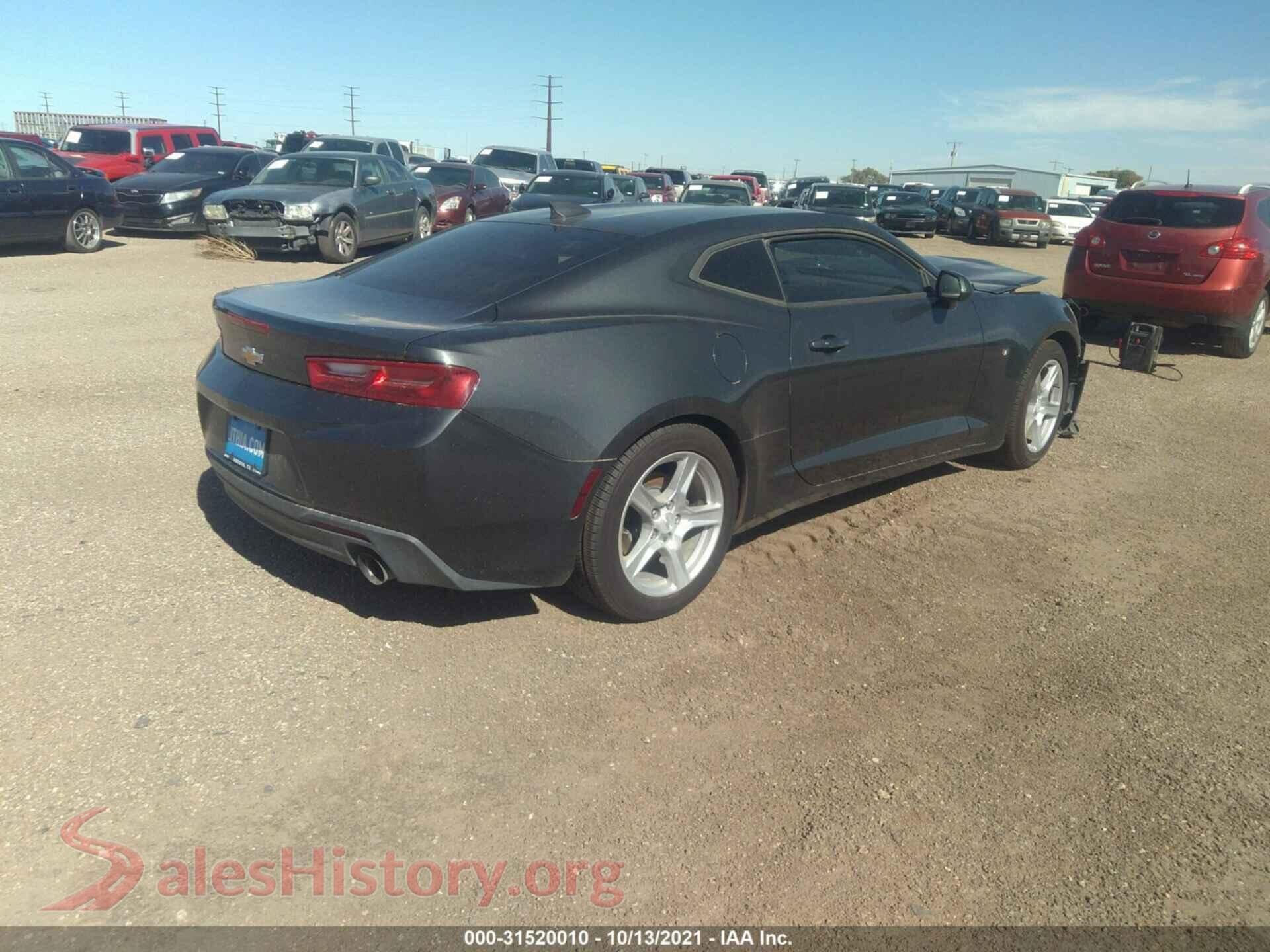 2016 CHEVROLET CAMARO VIN 1G1FB1RS7G0134764, rear driver side