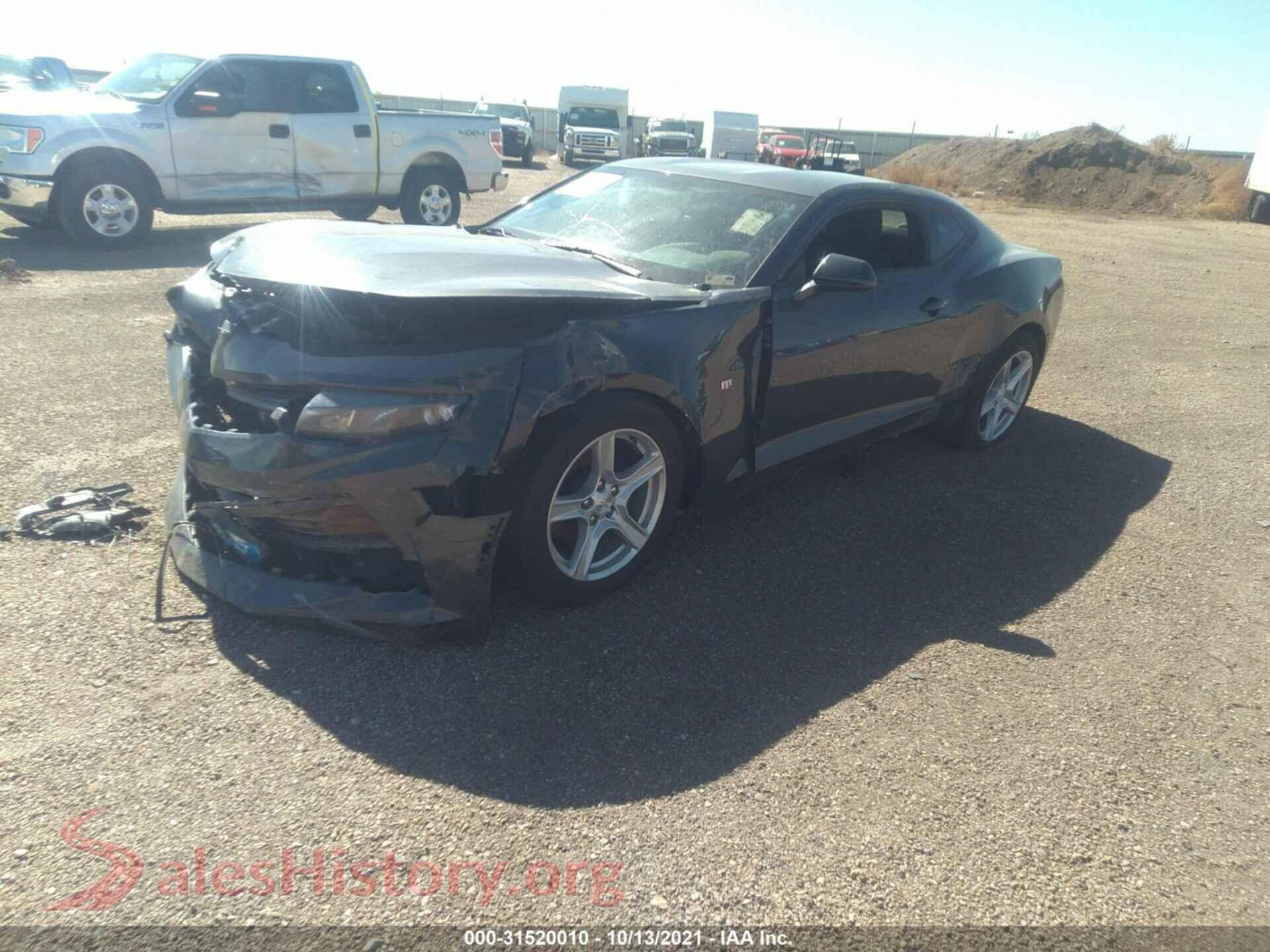 2016 CHEVROLET CAMARO VIN 1G1FB1RS7G0134764, front view