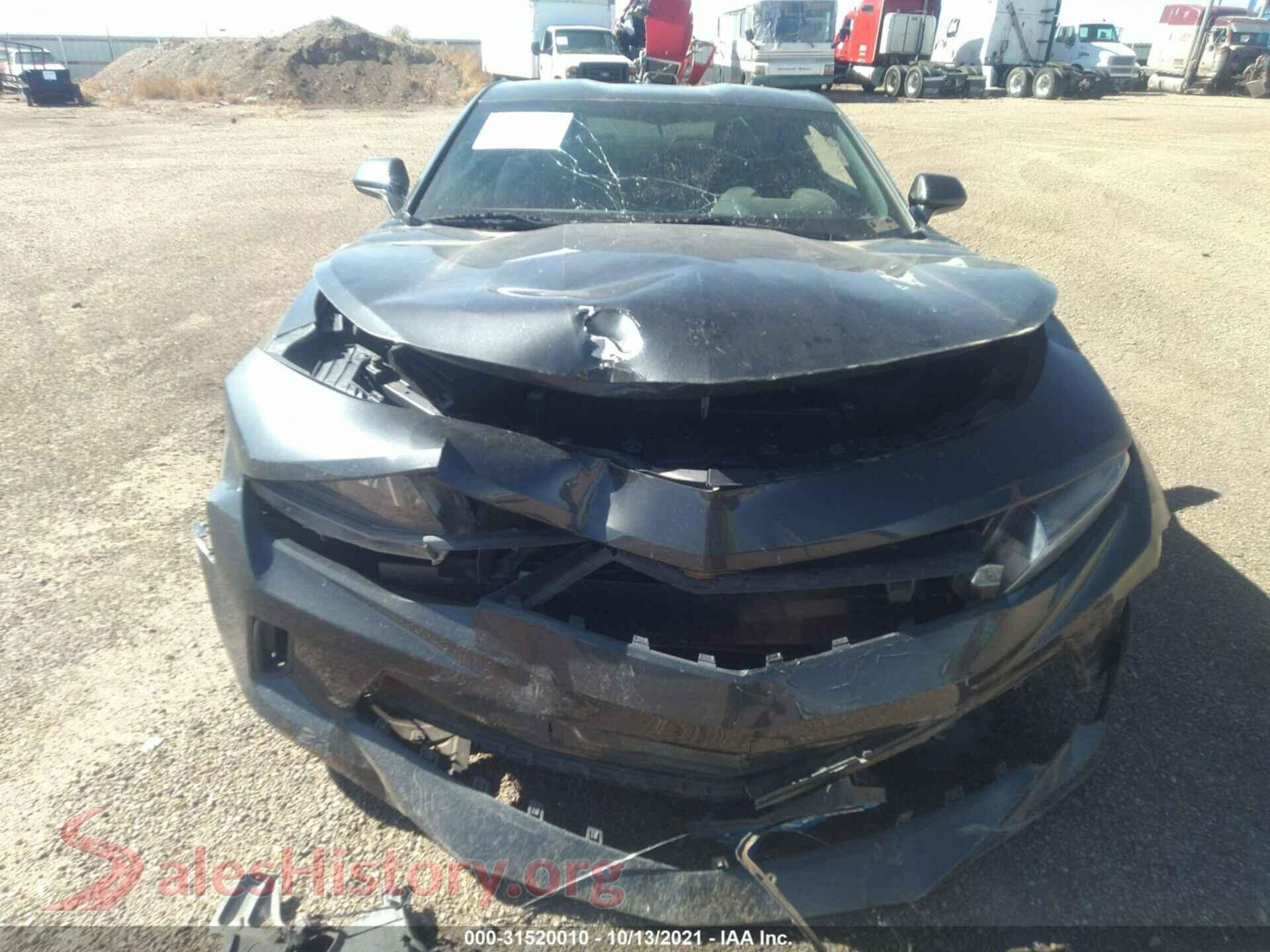 2016 CHEVROLET CAMARO VIN 1G1FB1RS7G0134764, rear passenger side