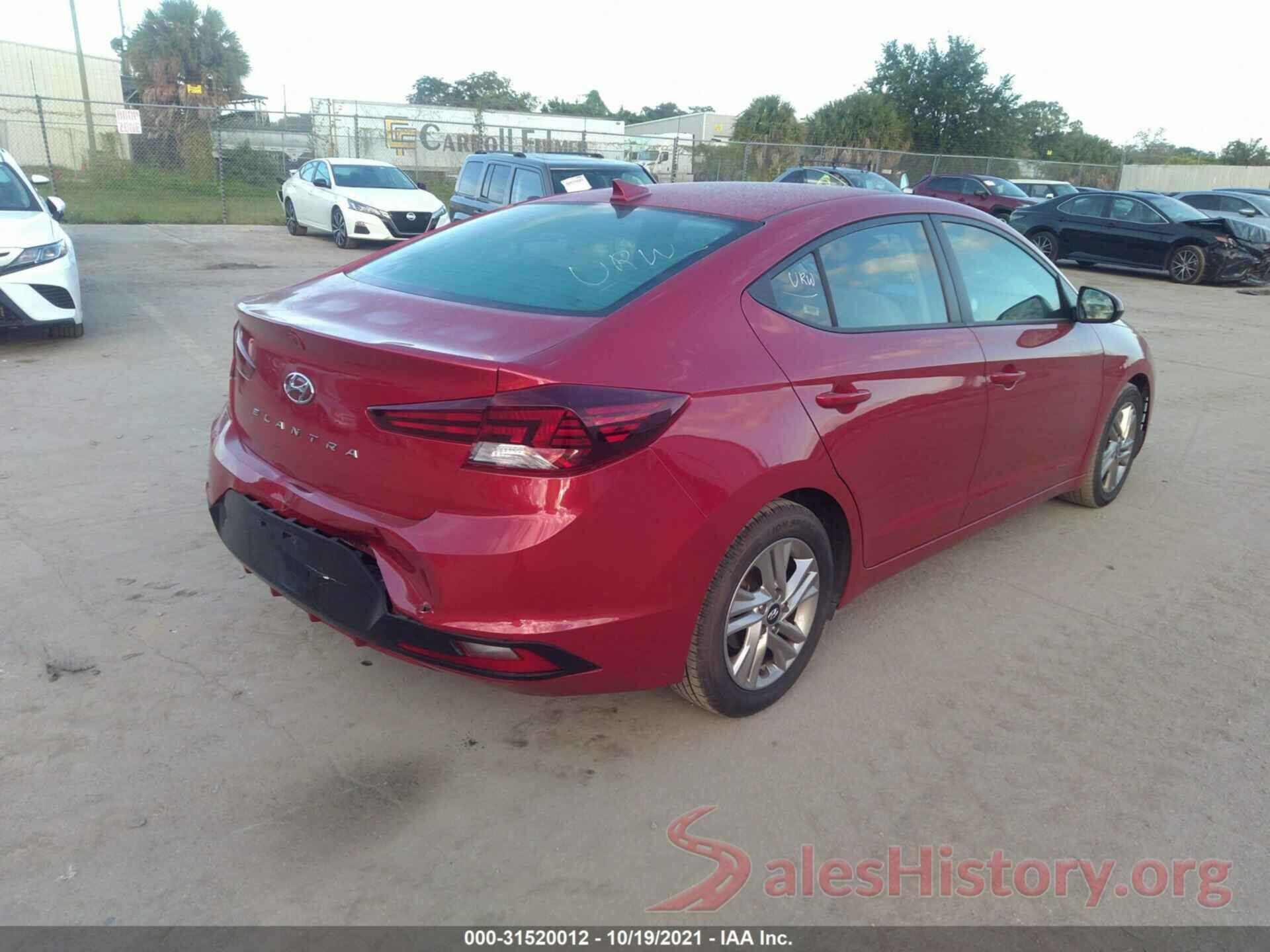 5NPD84LFXKH495668 2019 HYUNDAI ELANTRA