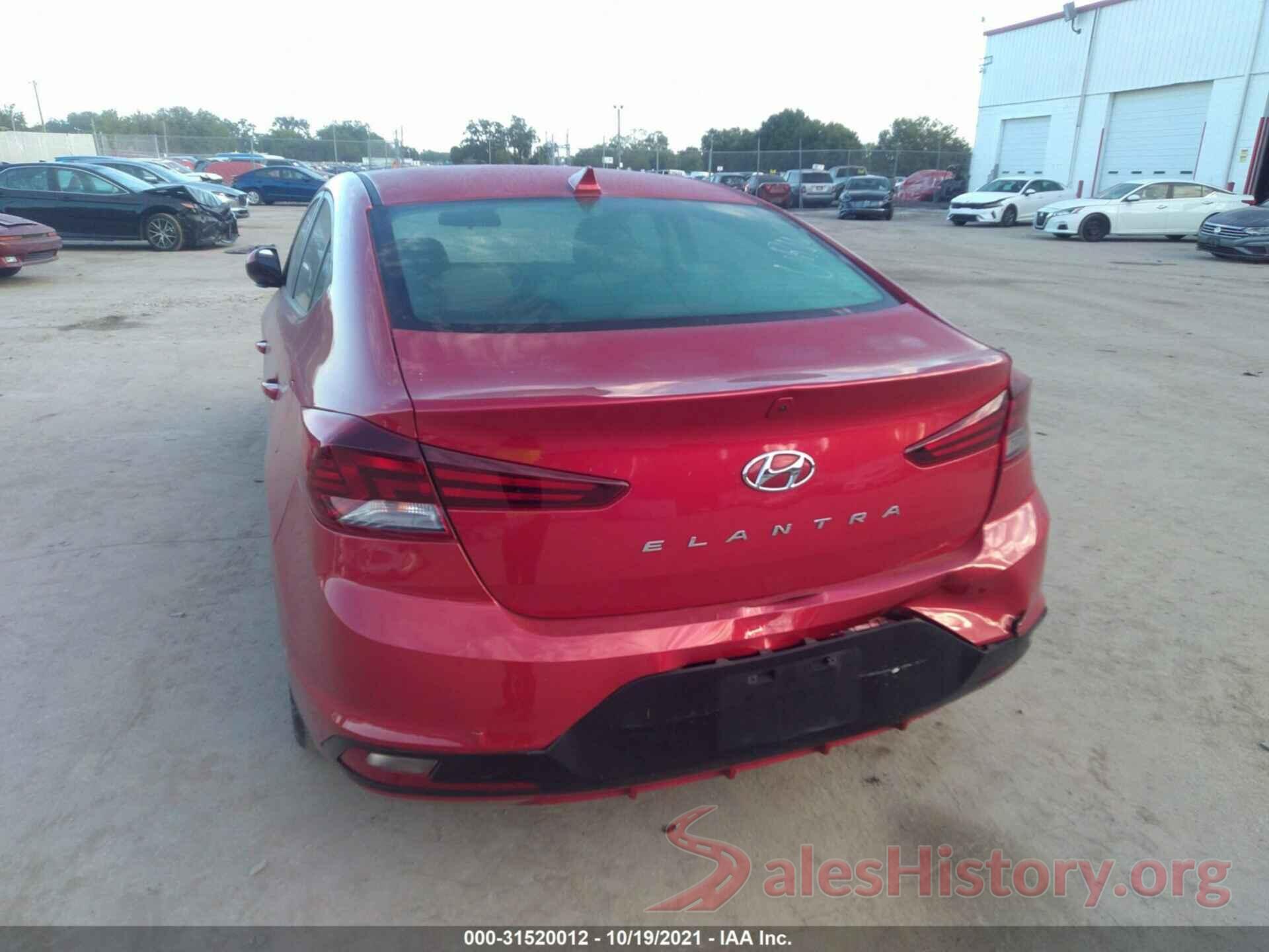 5NPD84LFXKH495668 2019 HYUNDAI ELANTRA