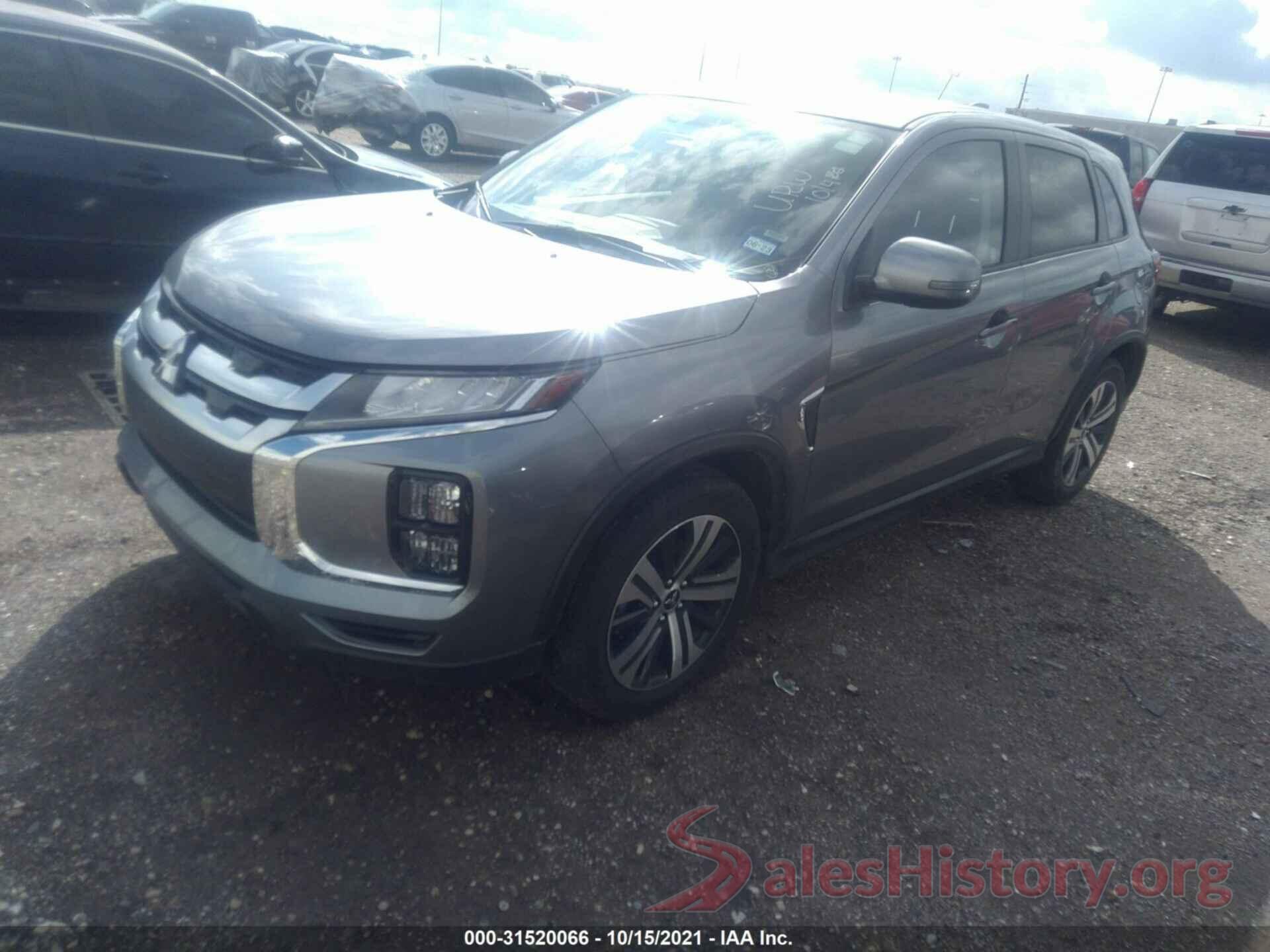 JA4ARUAU7MU028955 2021 MITSUBISHI OUTLANDER SPORT