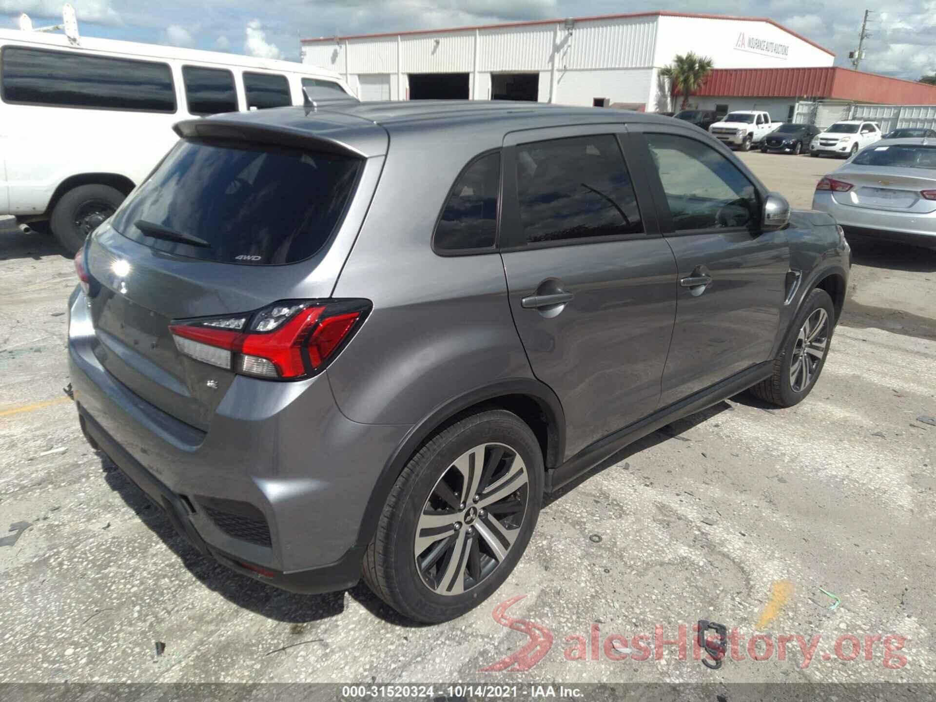 JA4AR3AU5LU017381 2020 MITSUBISHI OUTLANDER SPORT