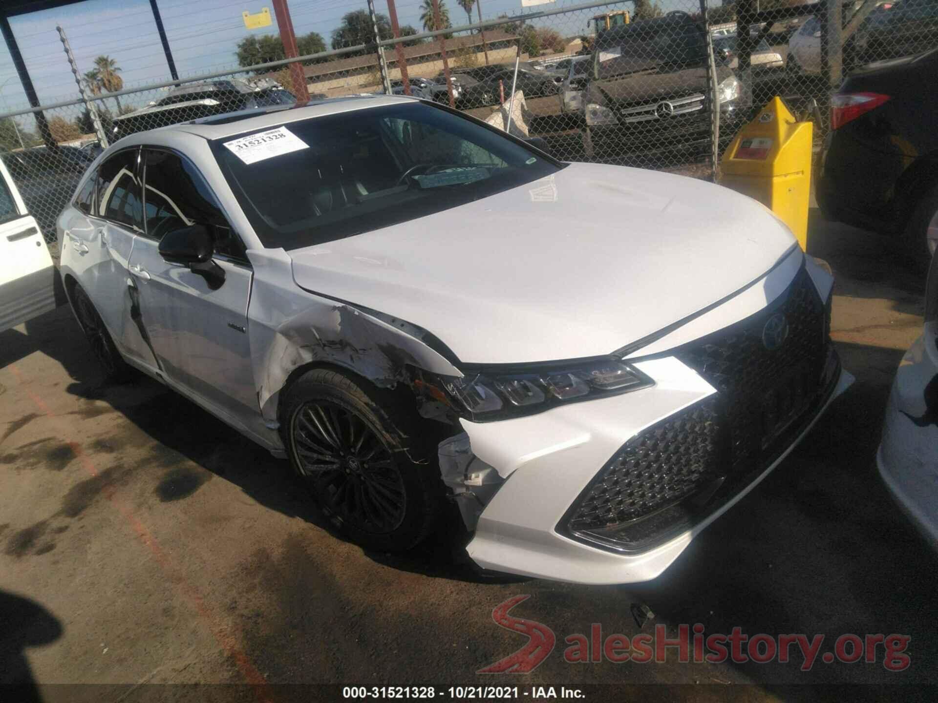 4T1B21FB1KU004826 2019 TOYOTA AVALON