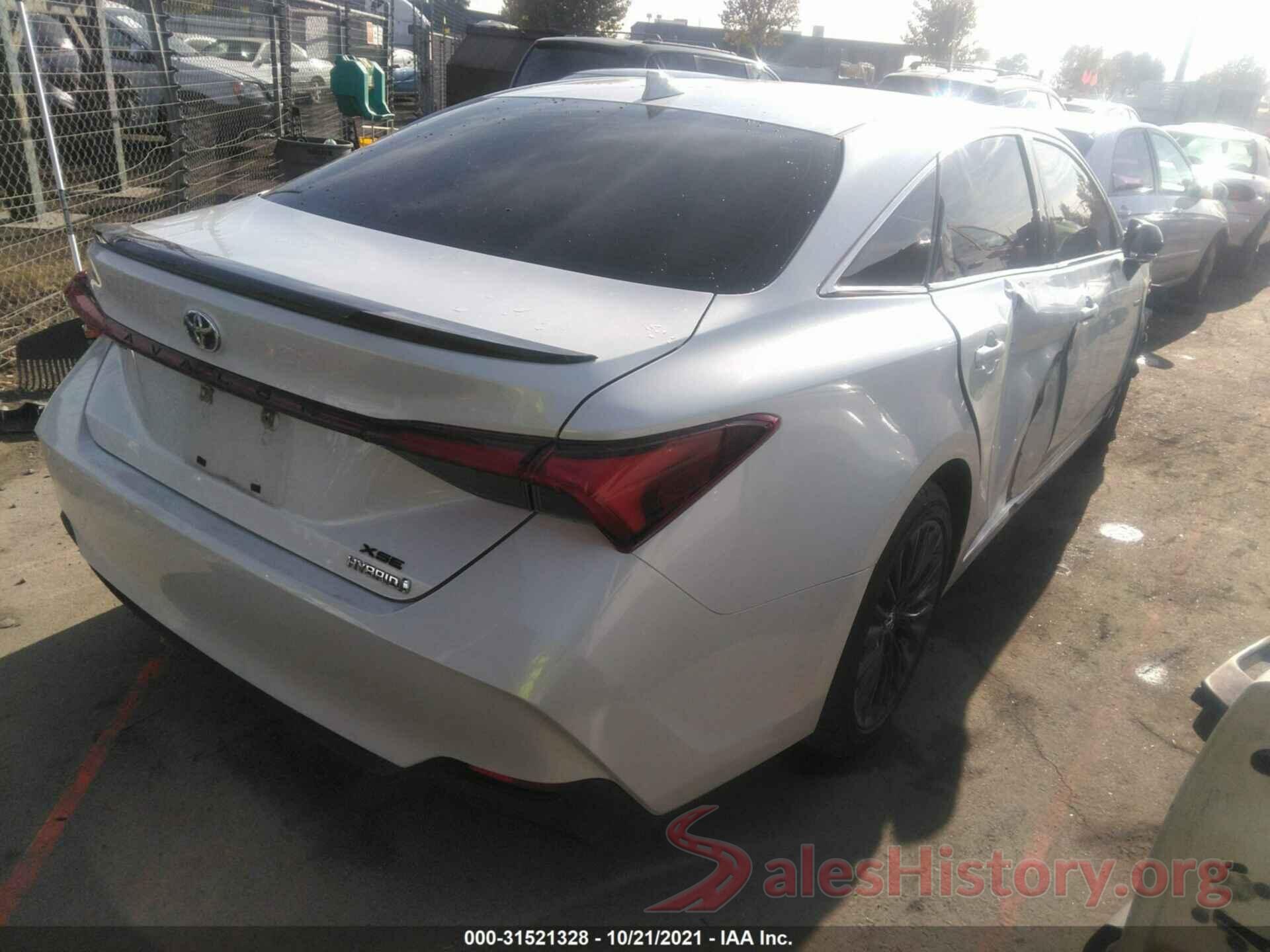 4T1B21FB1KU004826 2019 TOYOTA AVALON