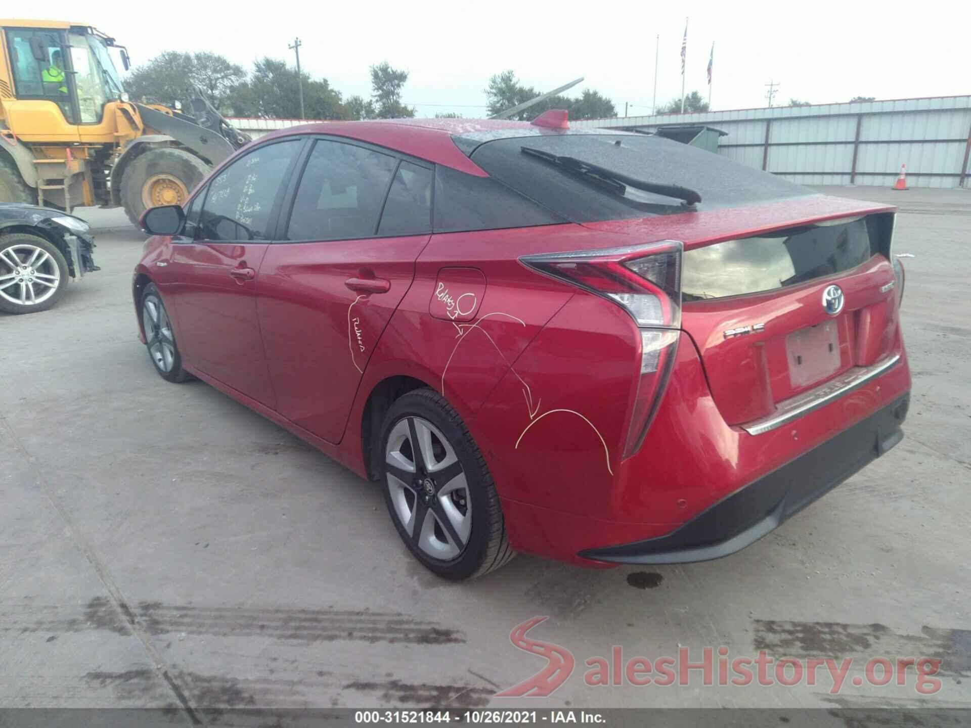 JTDKARFU9J3063750 2018 TOYOTA PRIUS