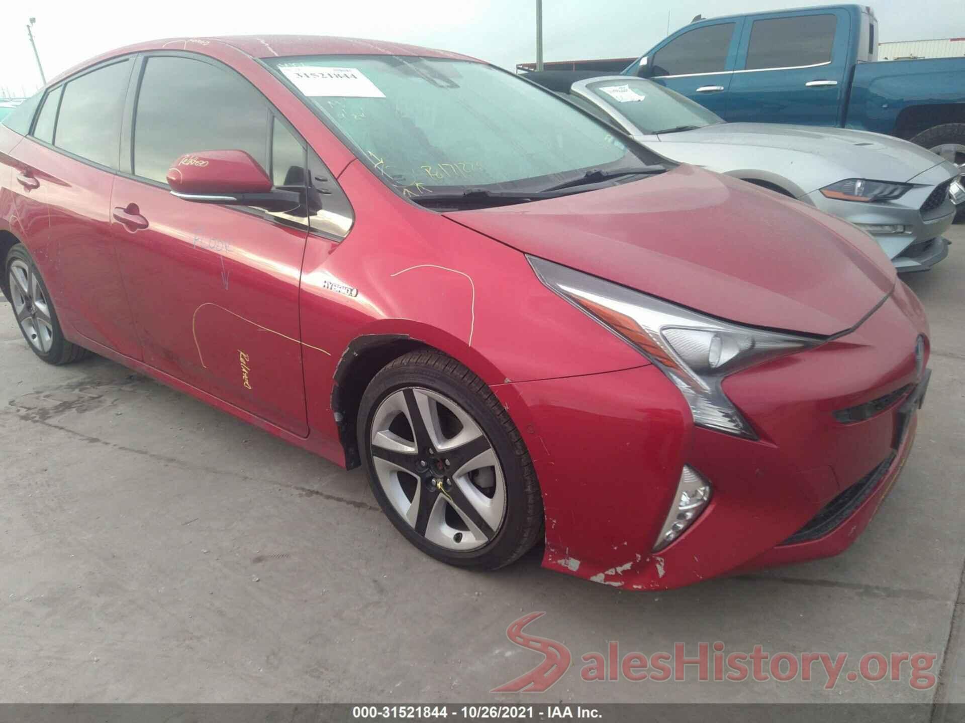 JTDKARFU9J3063750 2018 TOYOTA PRIUS