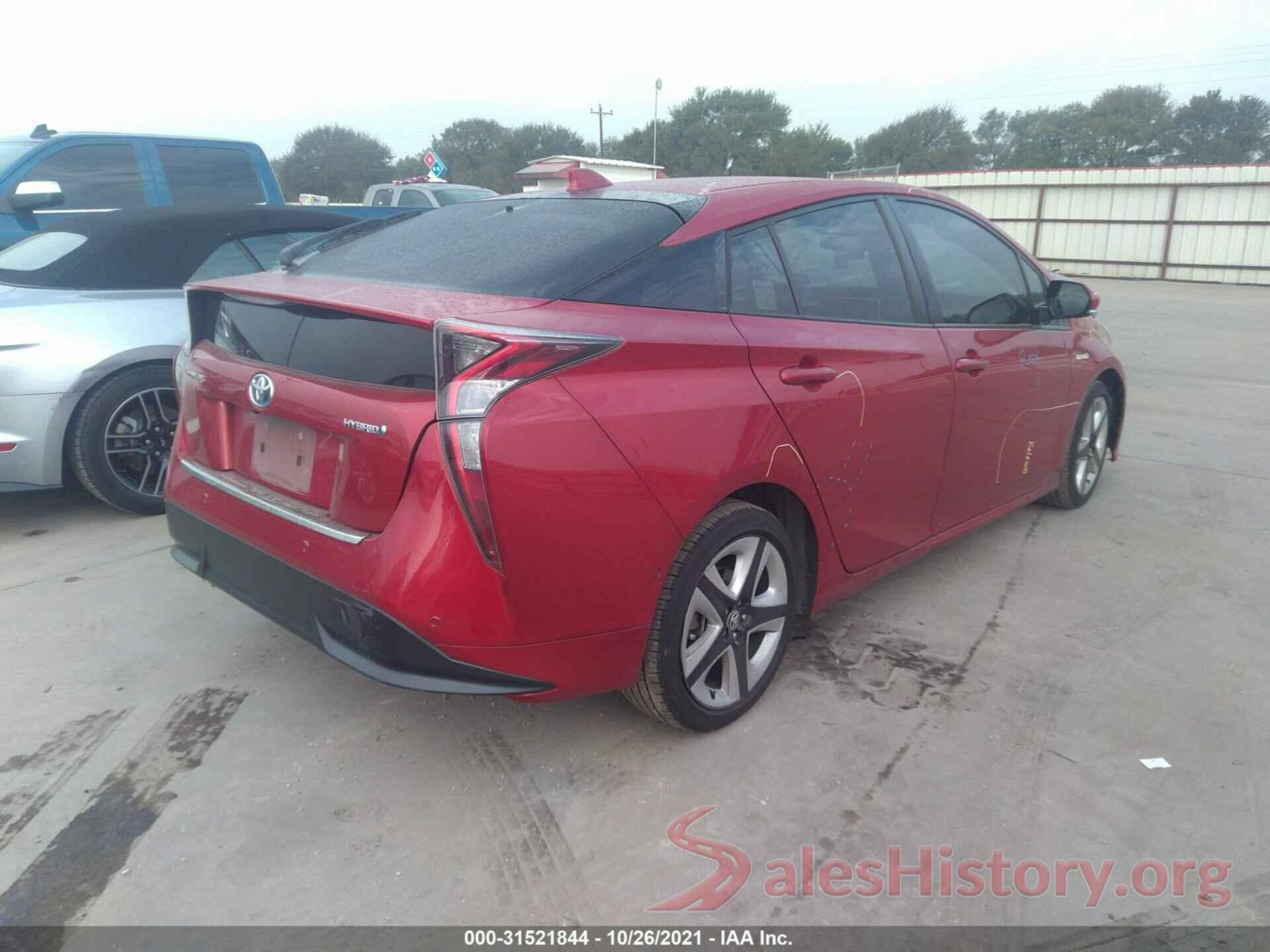 JTDKARFU9J3063750 2018 TOYOTA PRIUS