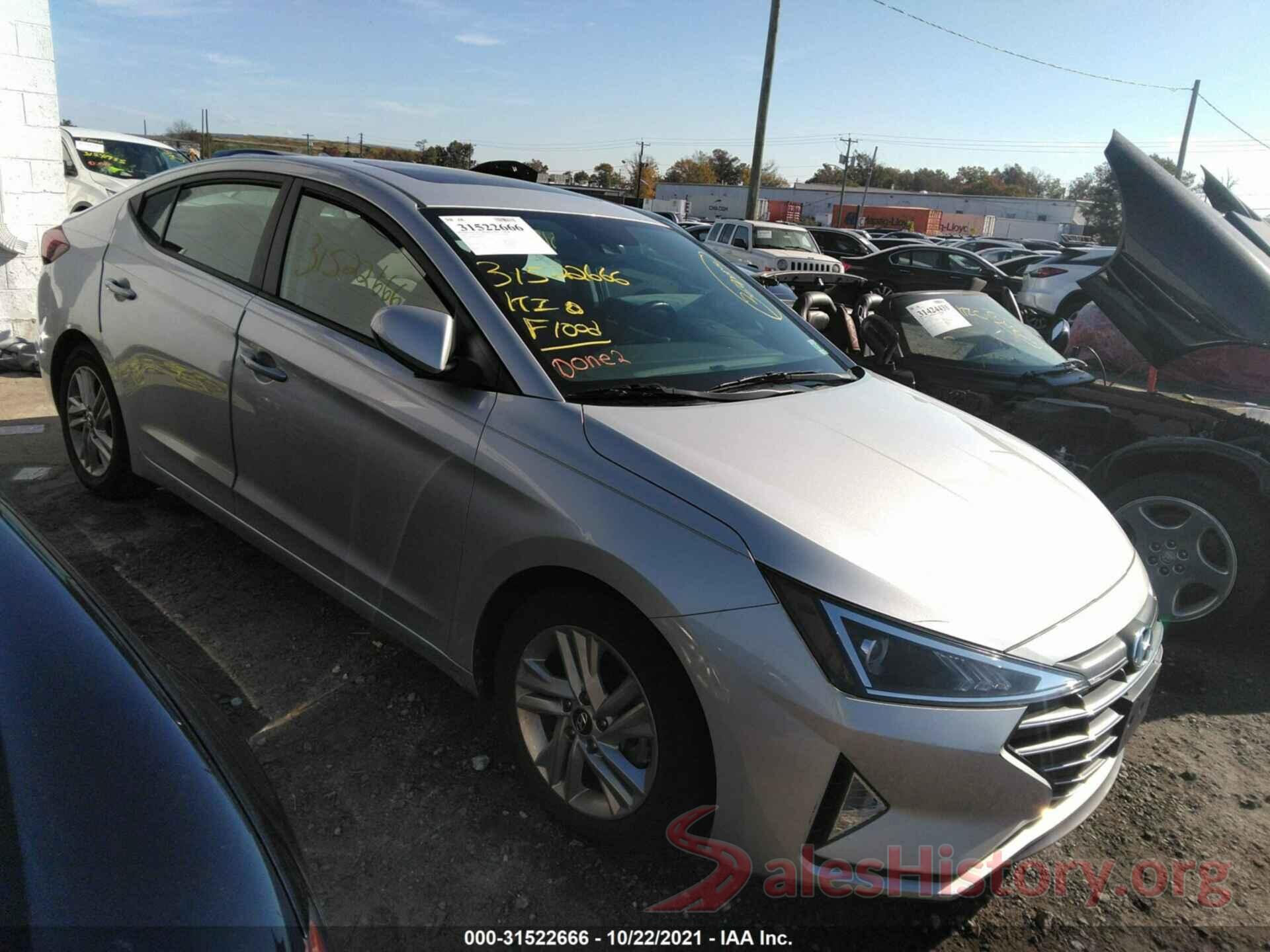 5NPD84LF2KH414260 2019 HYUNDAI ELANTRA