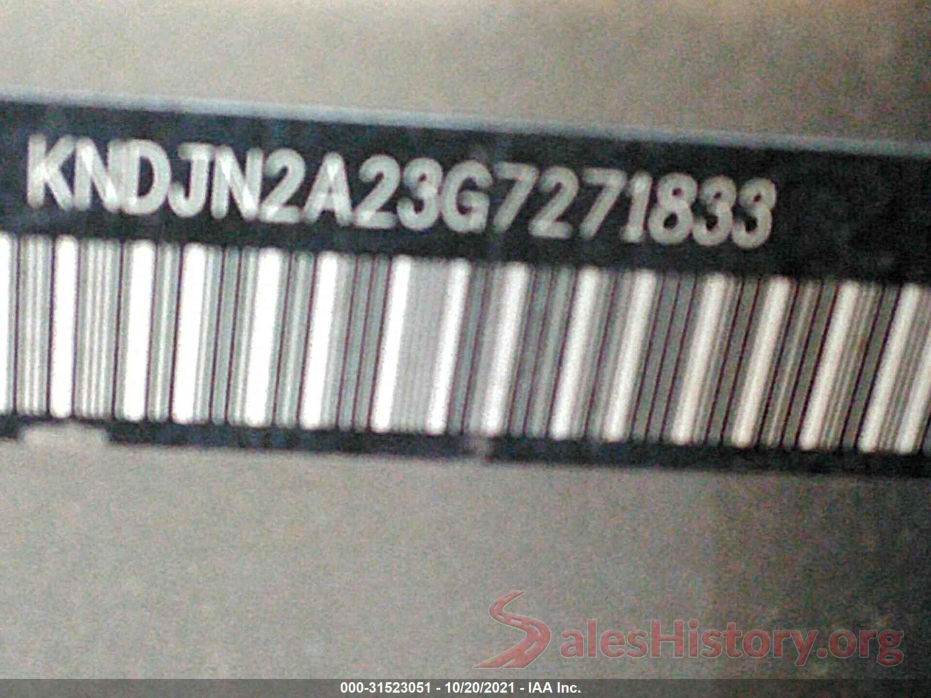 KNDJN2A23G7271833 2016 KIA SOUL