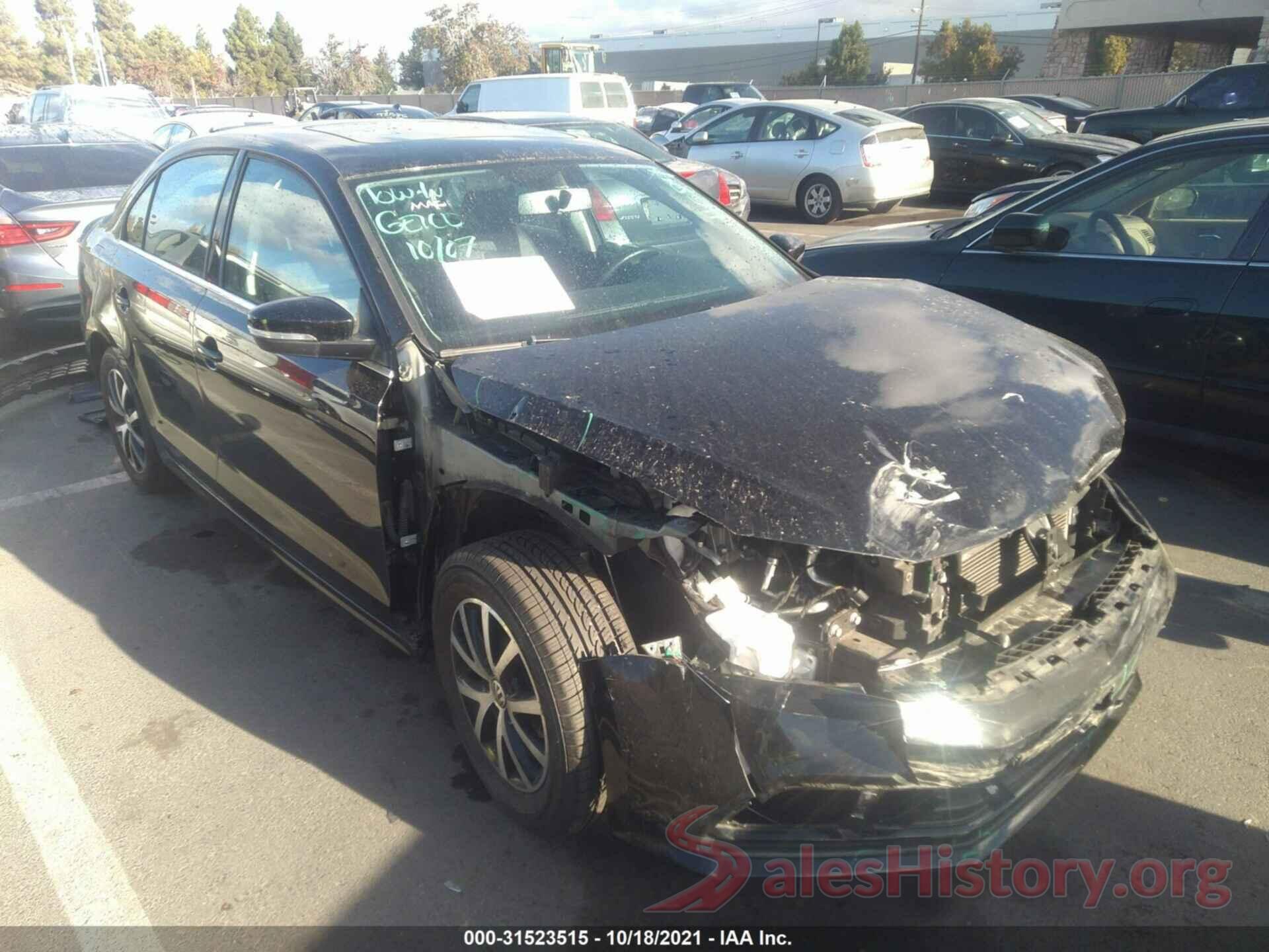 3VWDB7AJ7HM287435 2017 VOLKSWAGEN JETTA