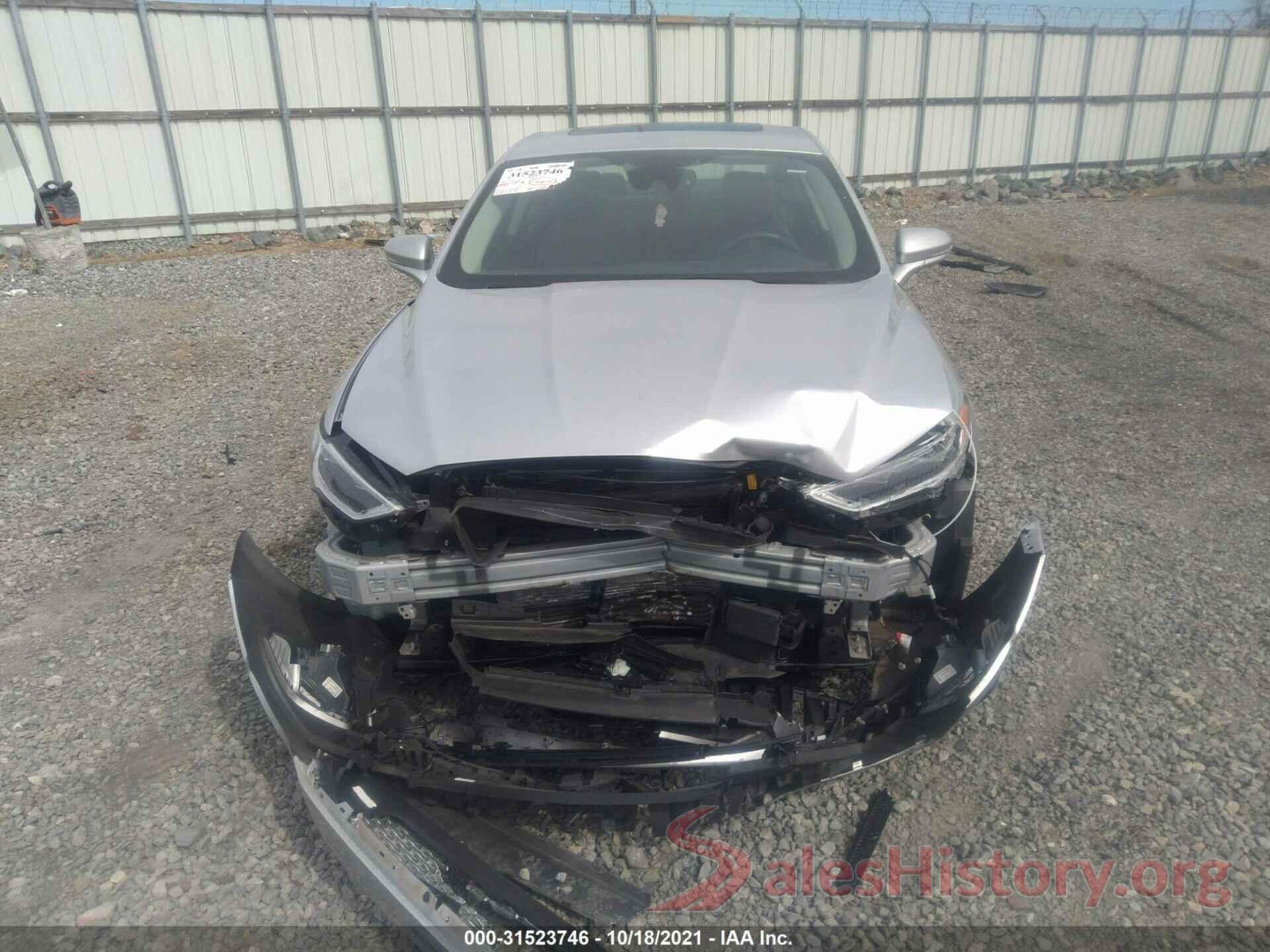 3FA6P0RU2KR105871 2019 FORD FUSION HYBRID