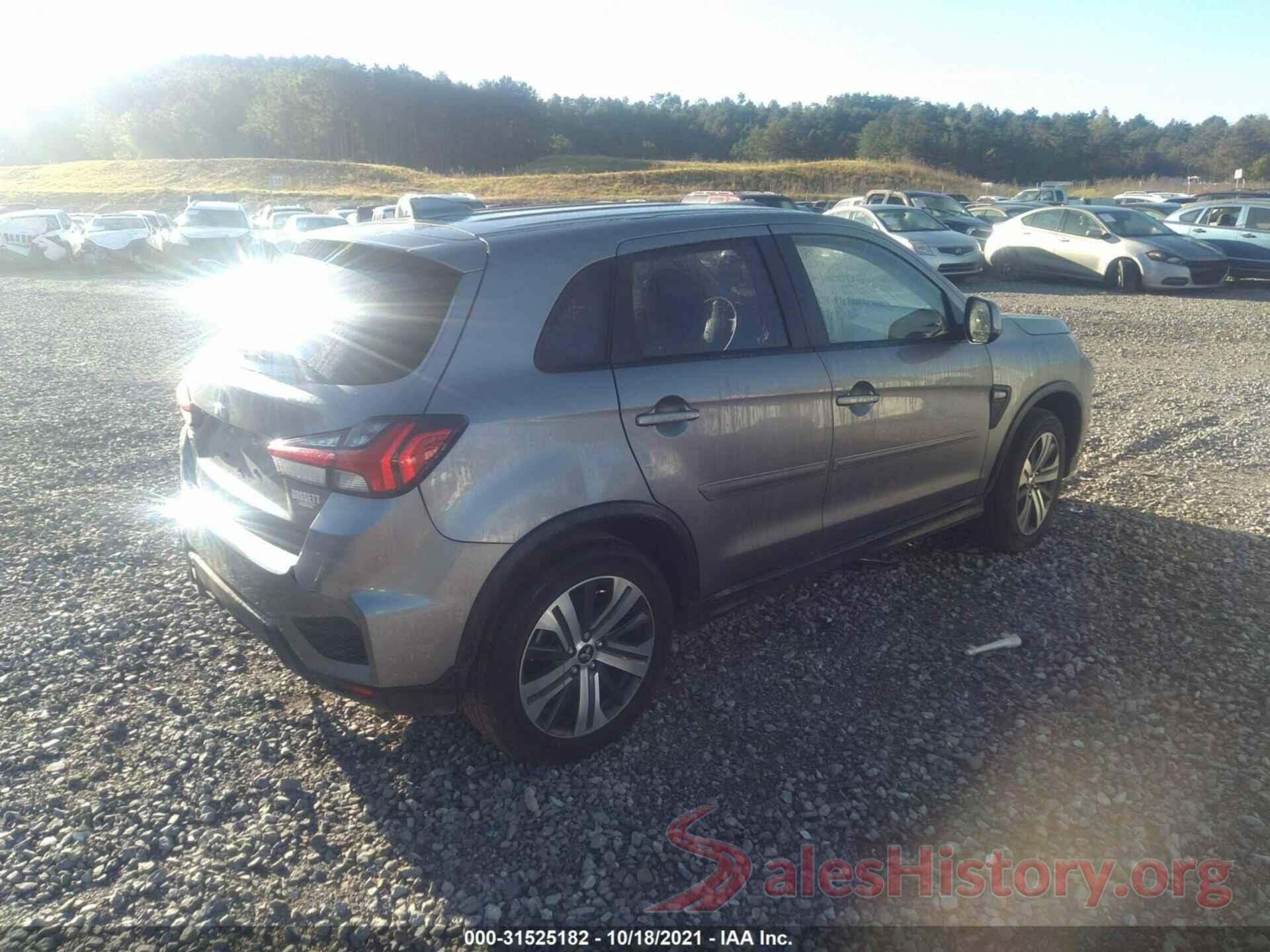 JA4APUAU3MU008742 2021 MITSUBISHI OUTLANDER SPORT