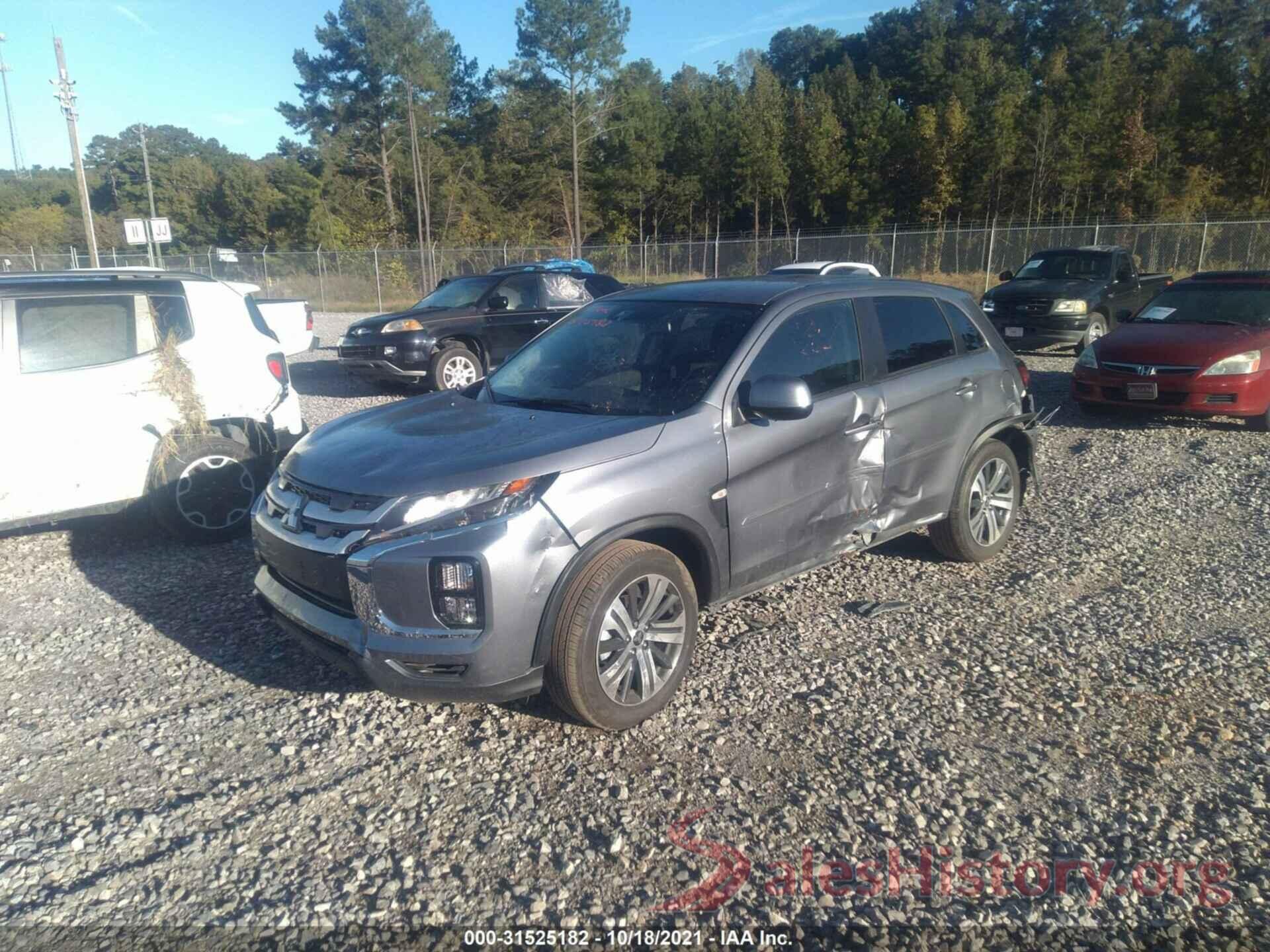 JA4APUAU3MU008742 2021 MITSUBISHI OUTLANDER SPORT