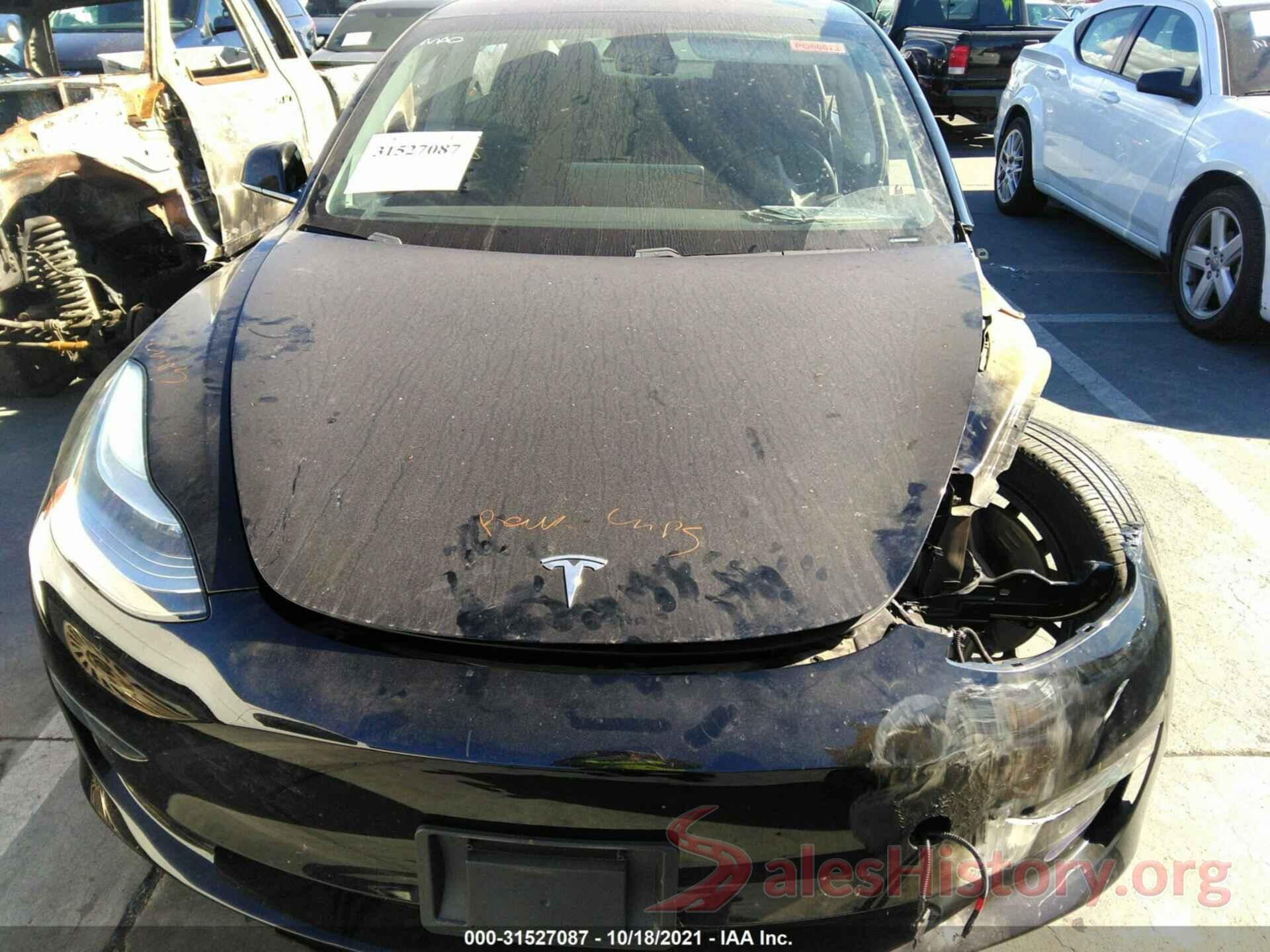 5YJ3E1EA7KF316697 2019 TESLA MODEL 3