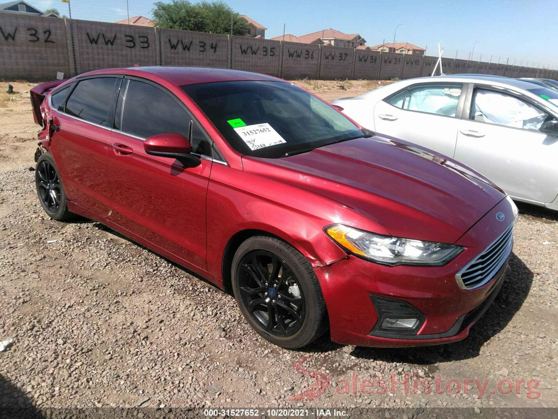 3FA6P0HD1KR173189 2019 FORD FUSION