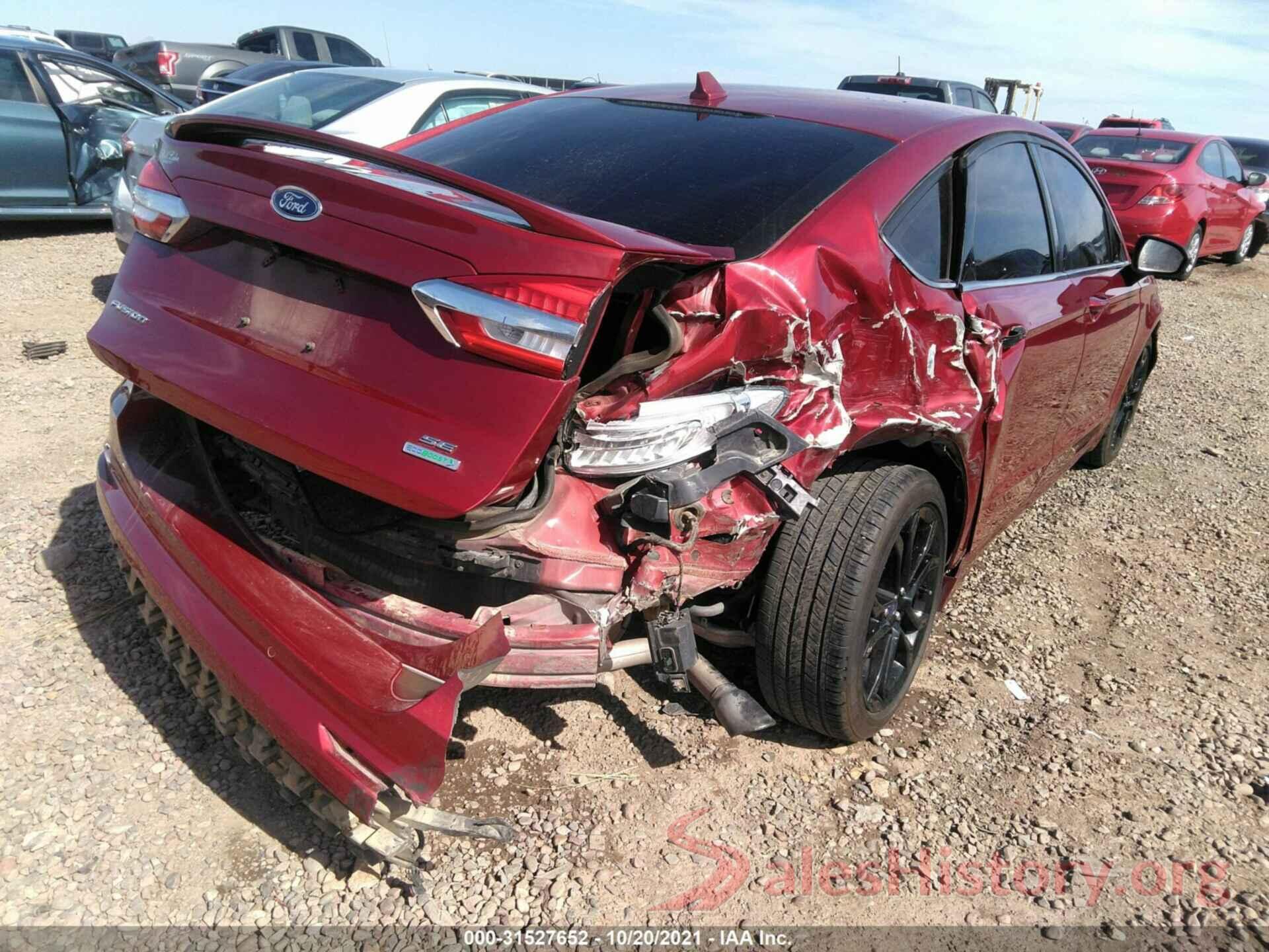 3FA6P0HD1KR173189 2019 FORD FUSION