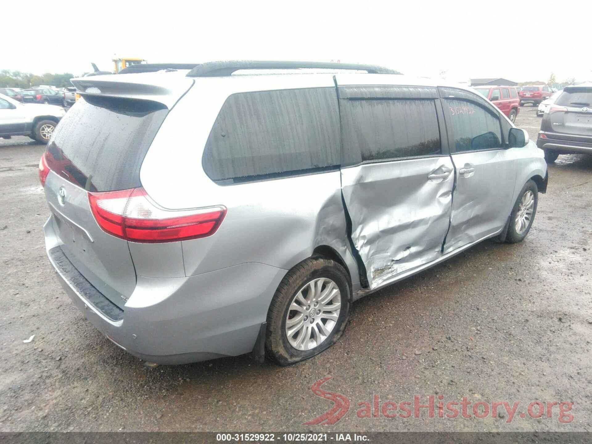 5TDYK3DC4GS702249 2016 TOYOTA SIENNA