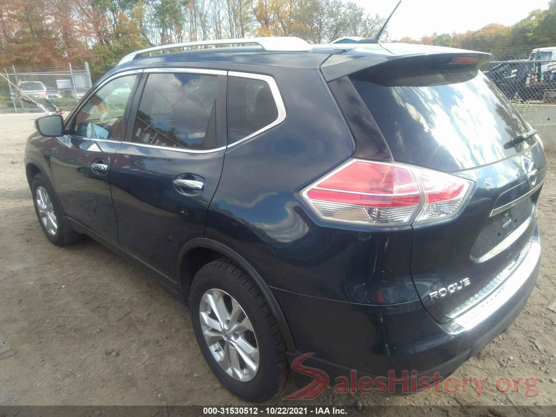 KNMAT2MV7GP733807 2016 NISSAN ROGUE