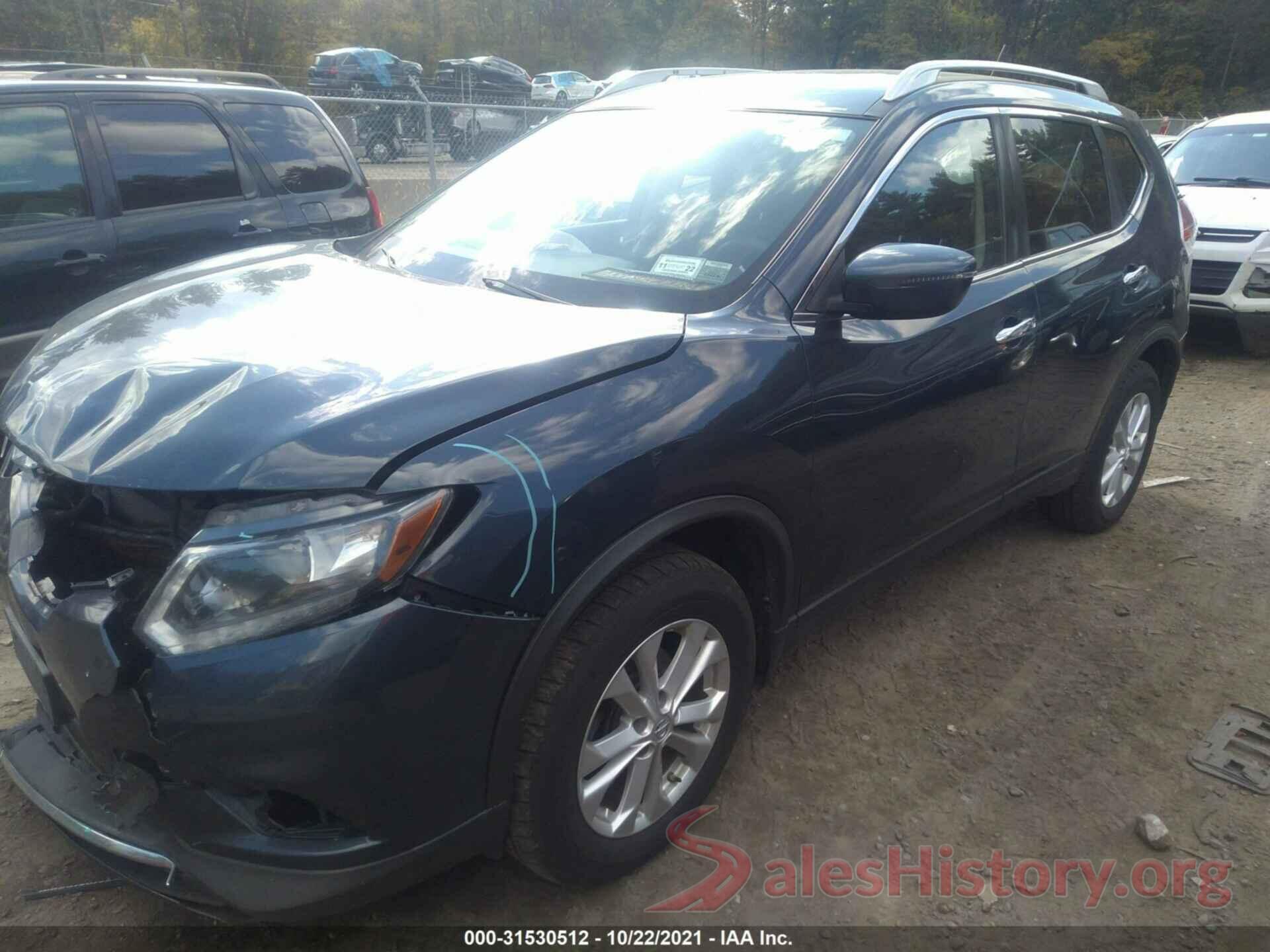 KNMAT2MV7GP733807 2016 NISSAN ROGUE