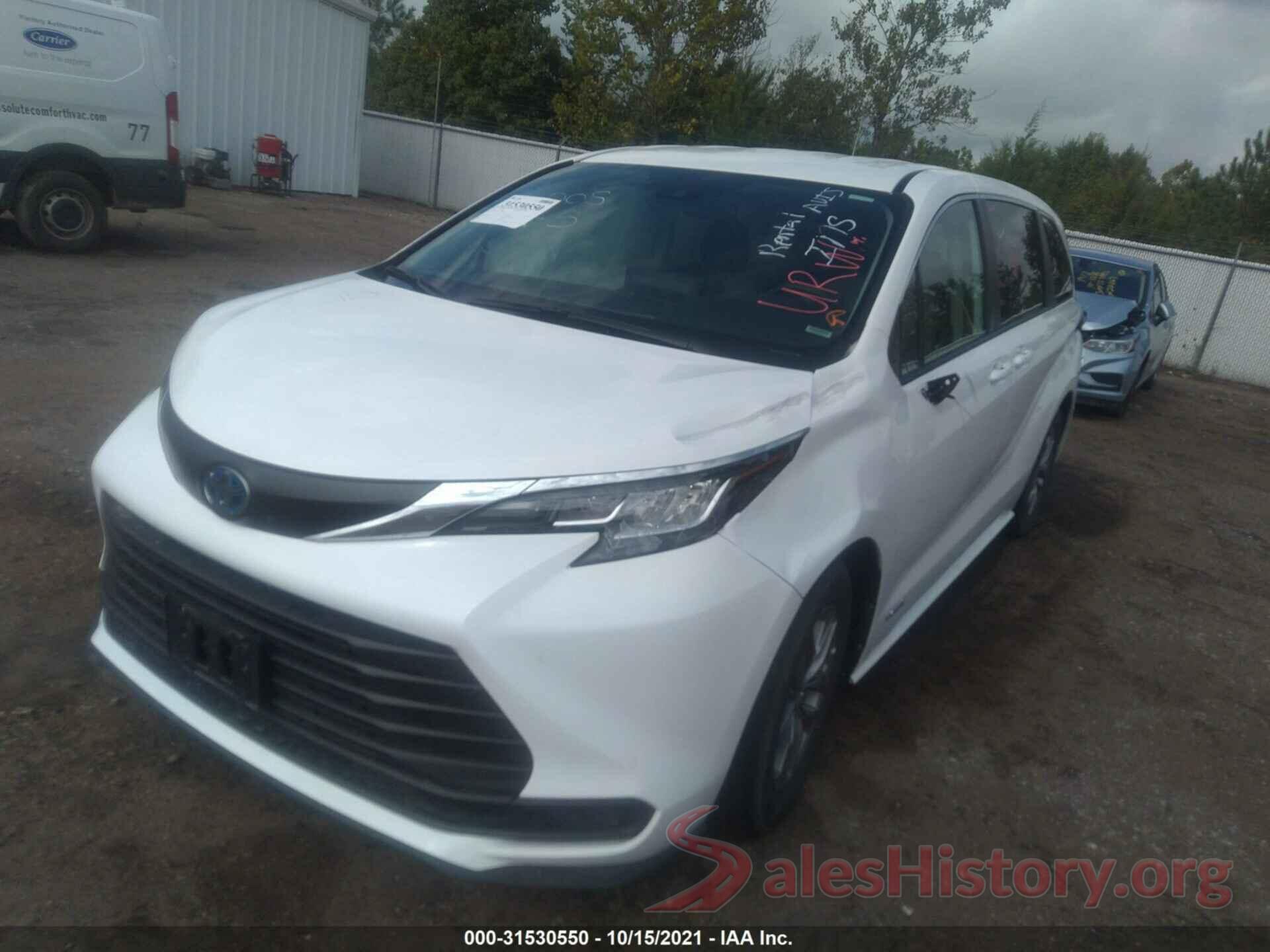 5TDKRKEC5MS045063 2021 TOYOTA SIENNA