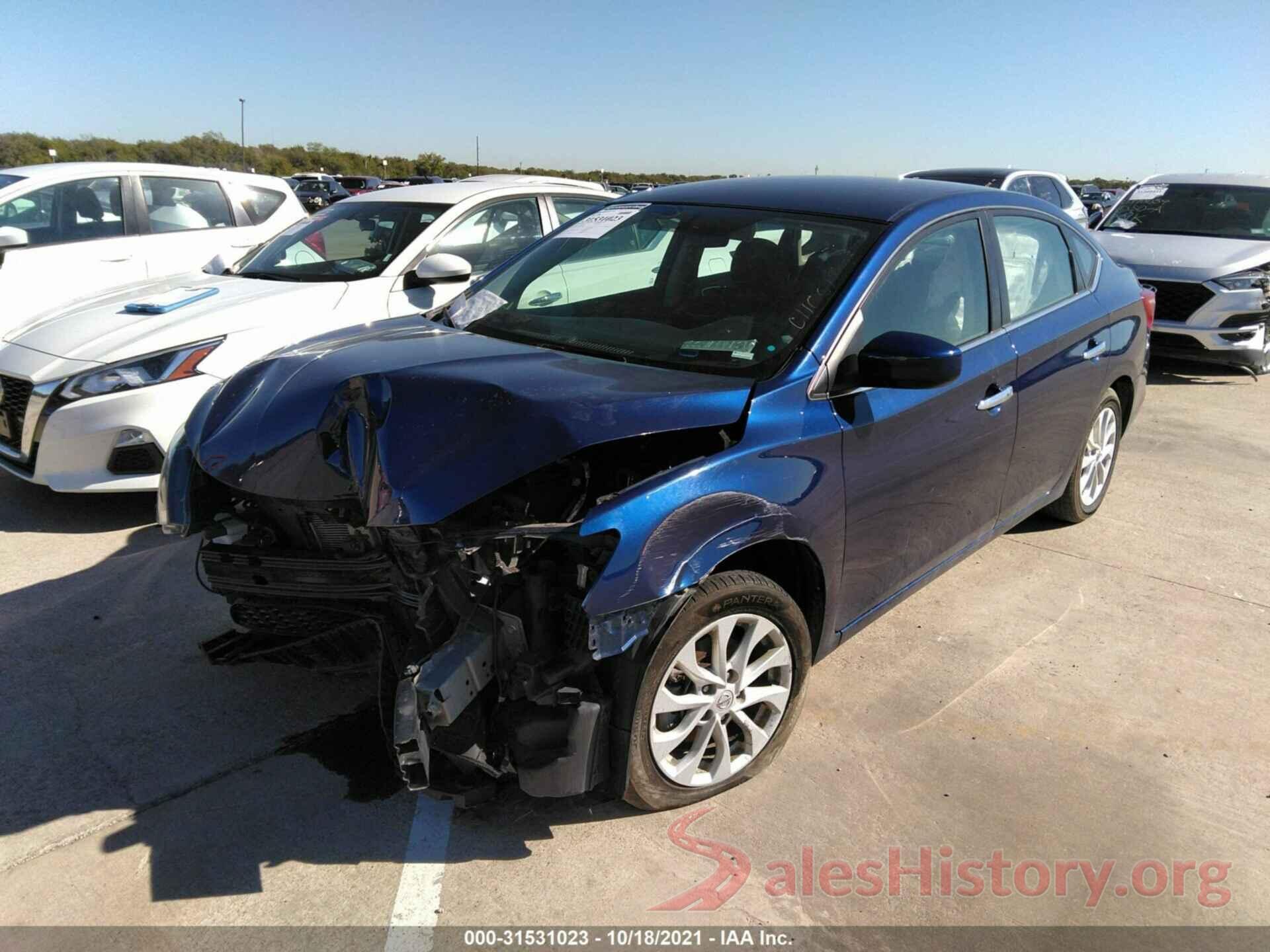 3N1AB7AP2KY447167 2019 NISSAN SENTRA